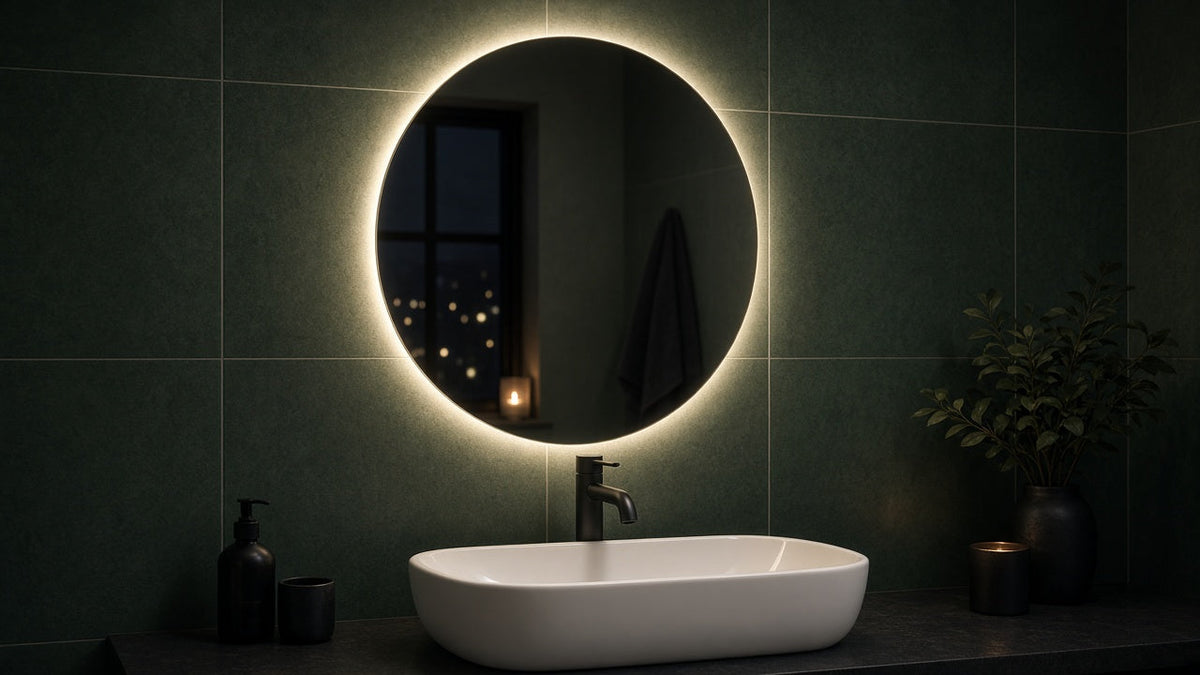 Led-spiegel voor de badkamer kiezen: vorm, maat en verlichting