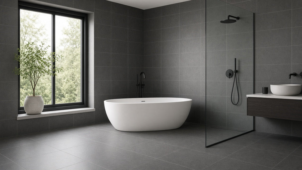 Tegels 60x60 voor de badkamer kiezen: formaat, antislip en afwerking