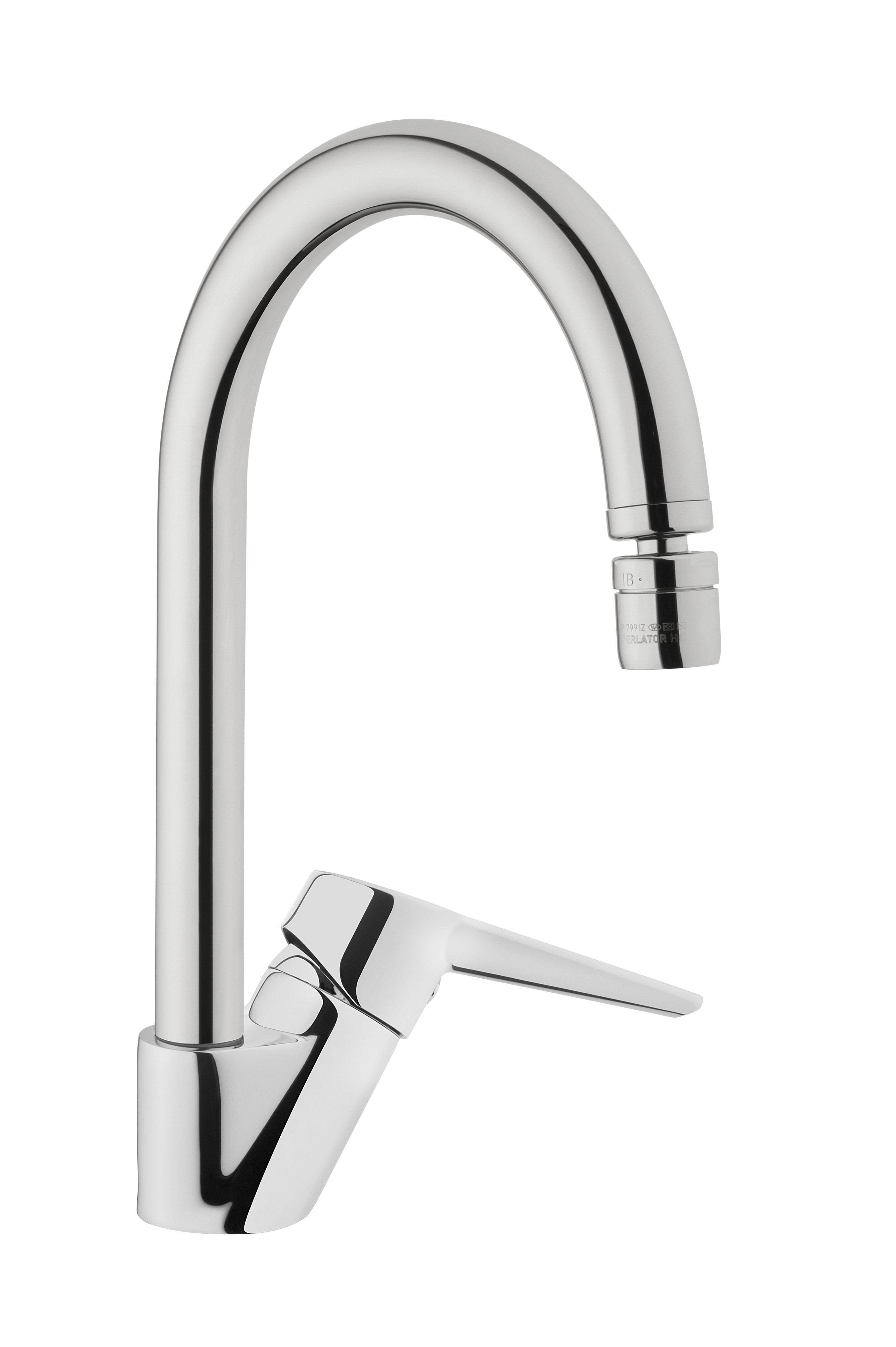 Vitra Solid S Keukenkraan Chroom