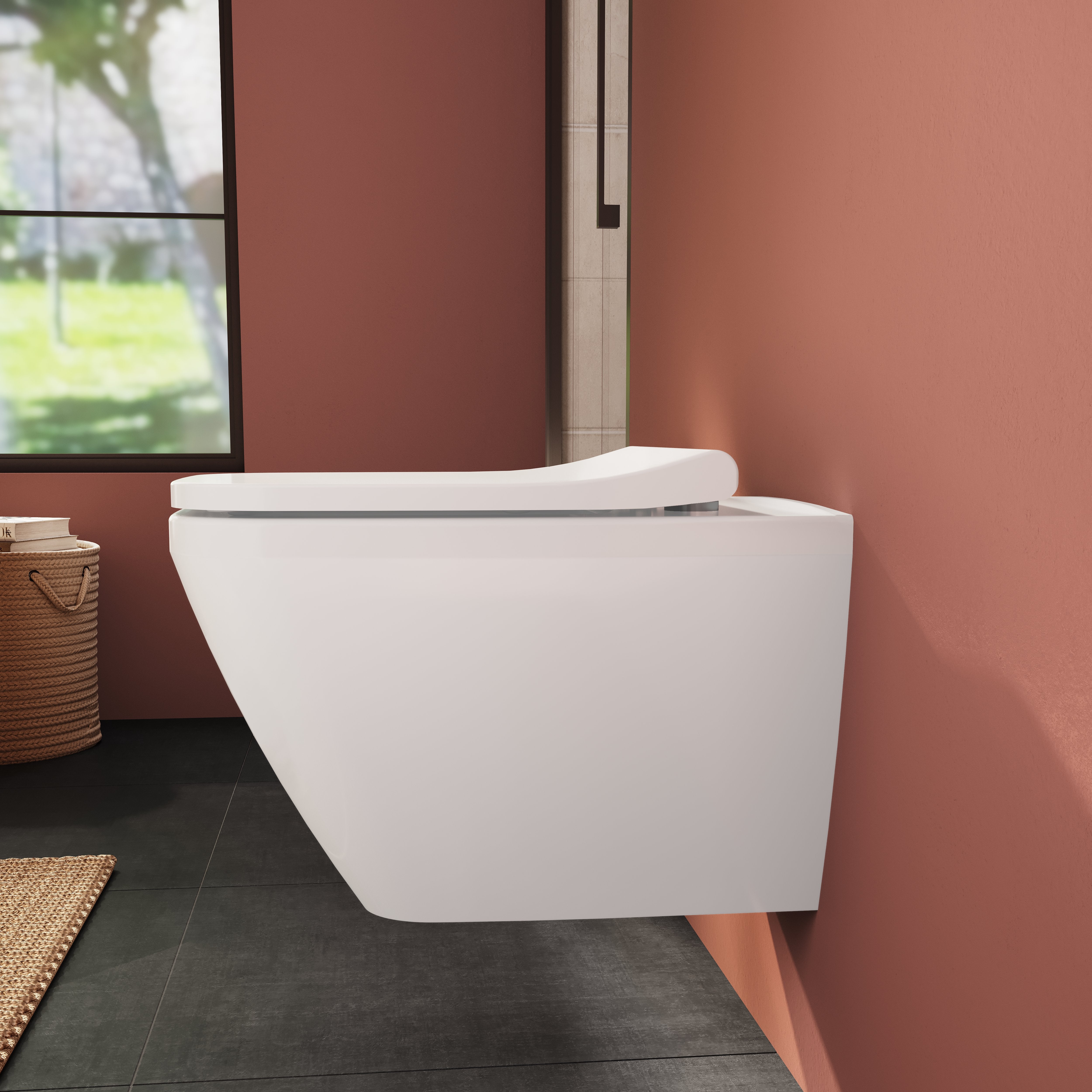 Vitra Integra Square Wc Bril Wit - Zonder Quick Release