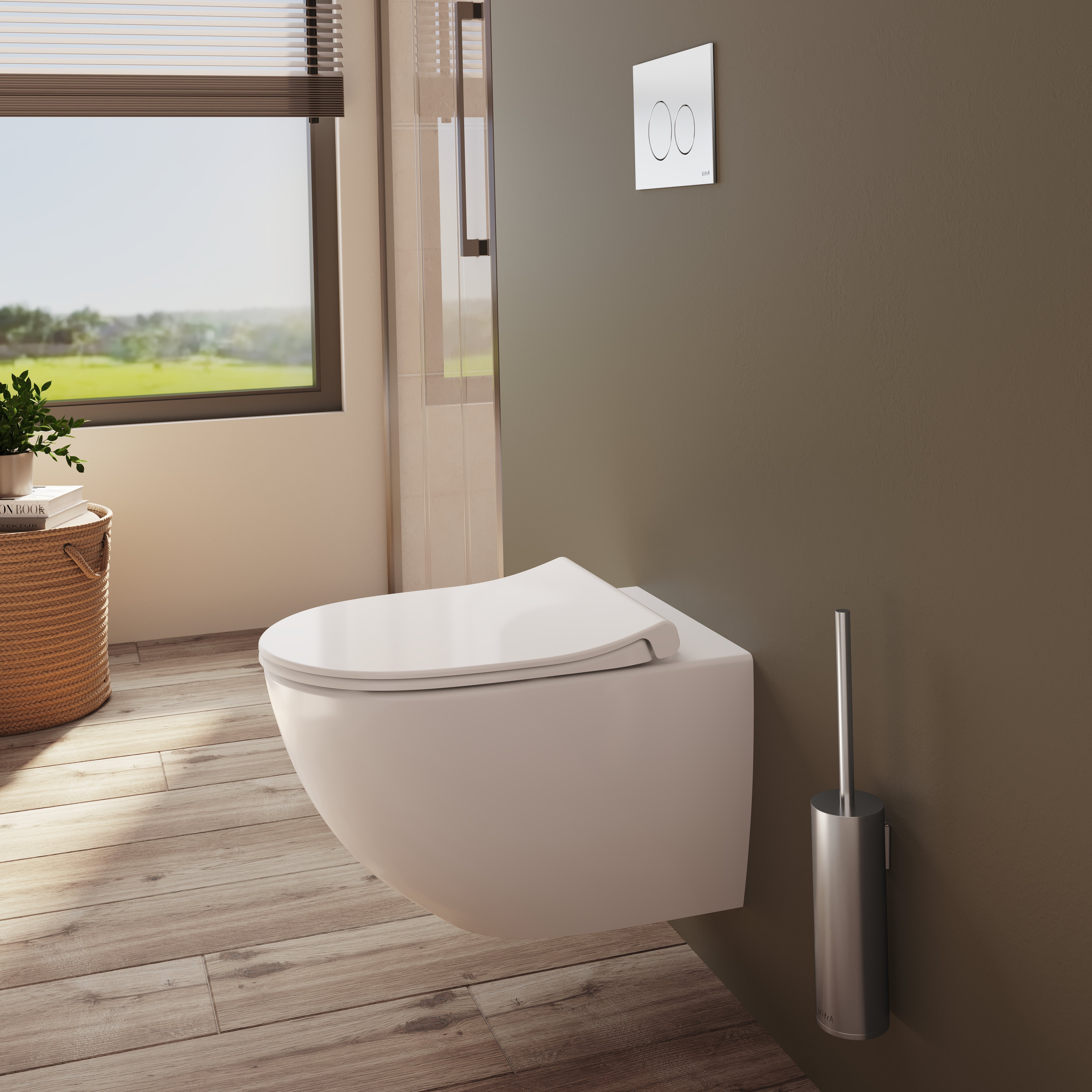 Vitra Sento Rim-Ex Wandcloset Met Thermostatische Bidetkraan