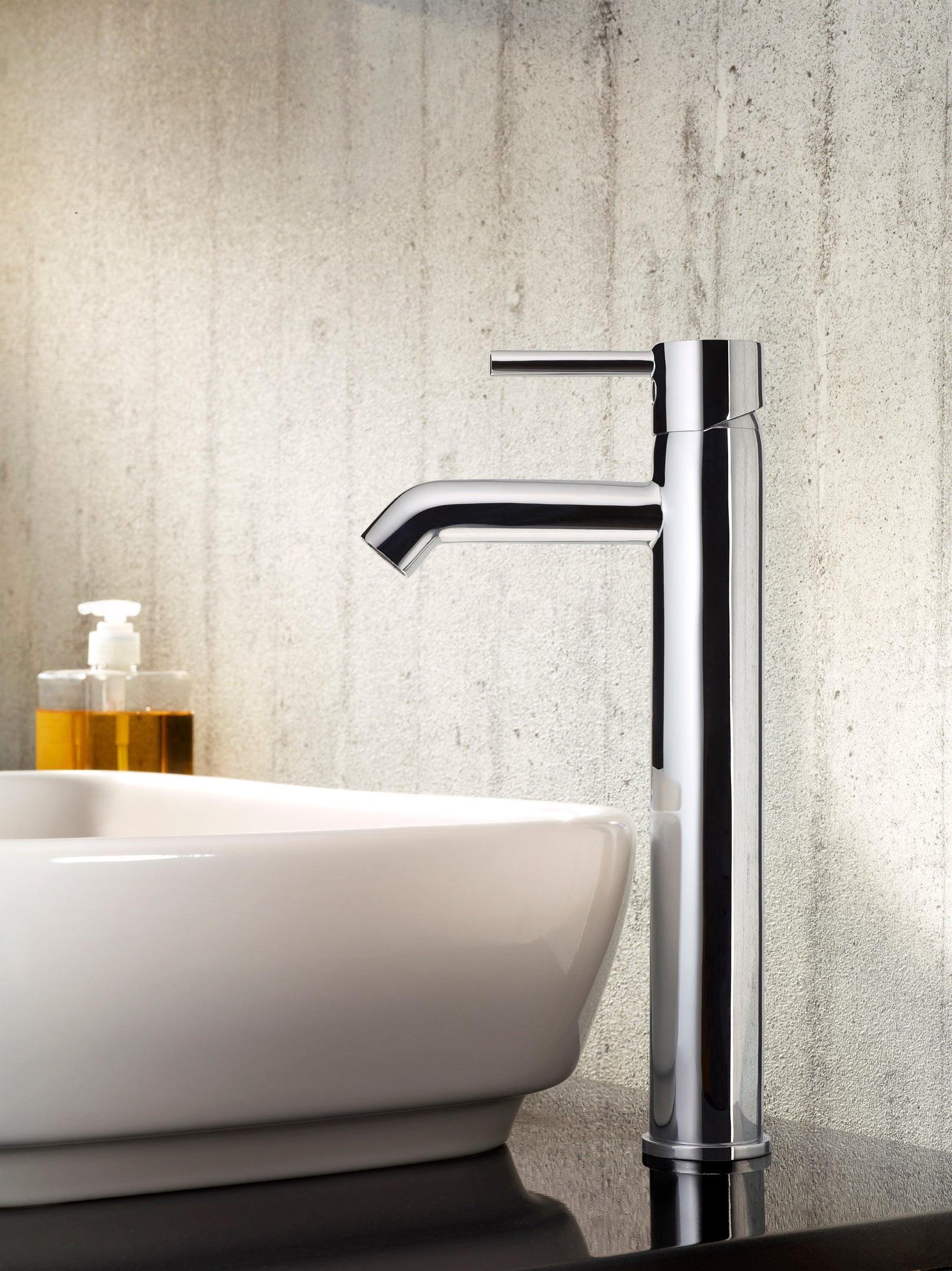 Vitra Minimax S Wastafelkraan Chroom Hoog