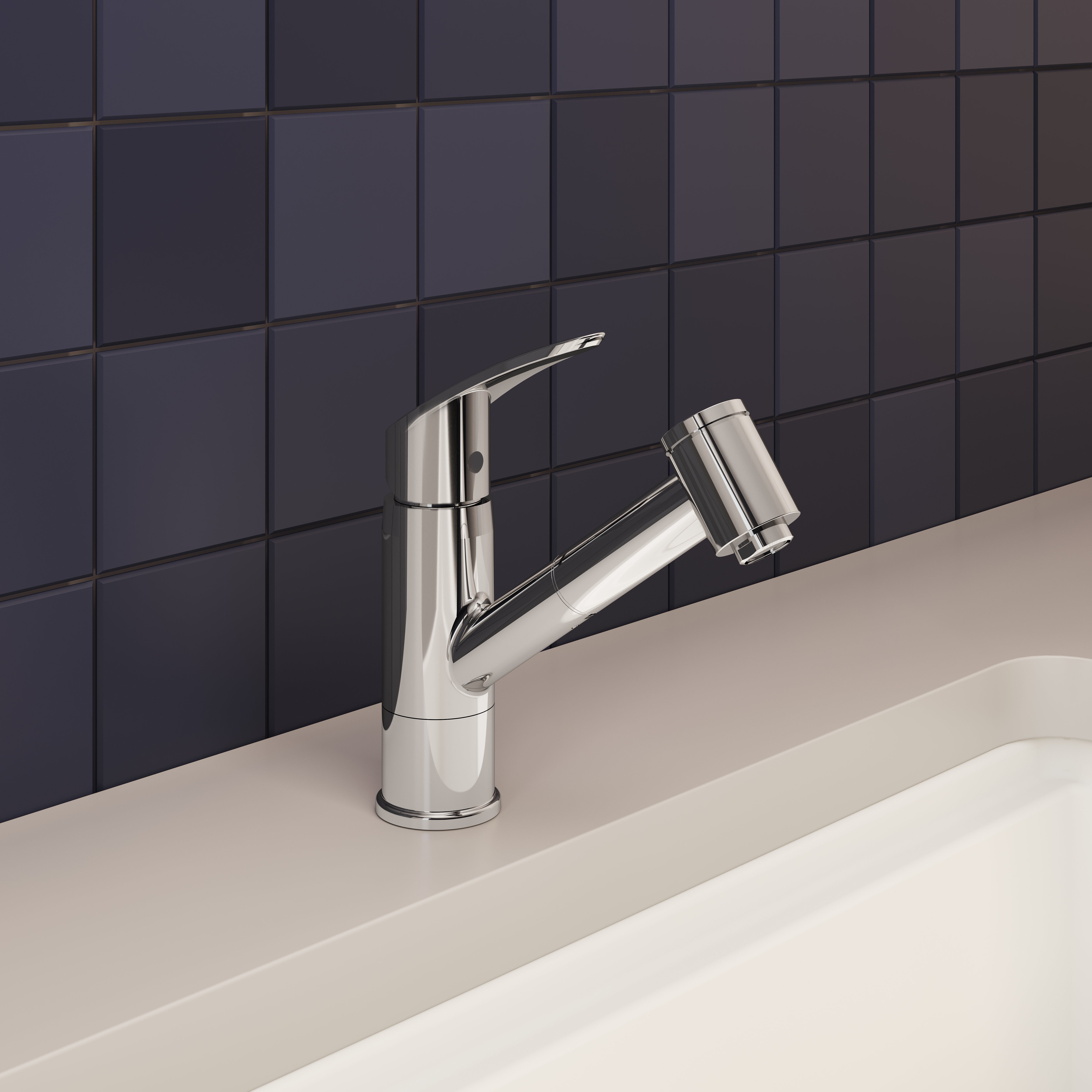 Vitra Masterline Harmony Xl Pull-Out Keukenkraan Chroom