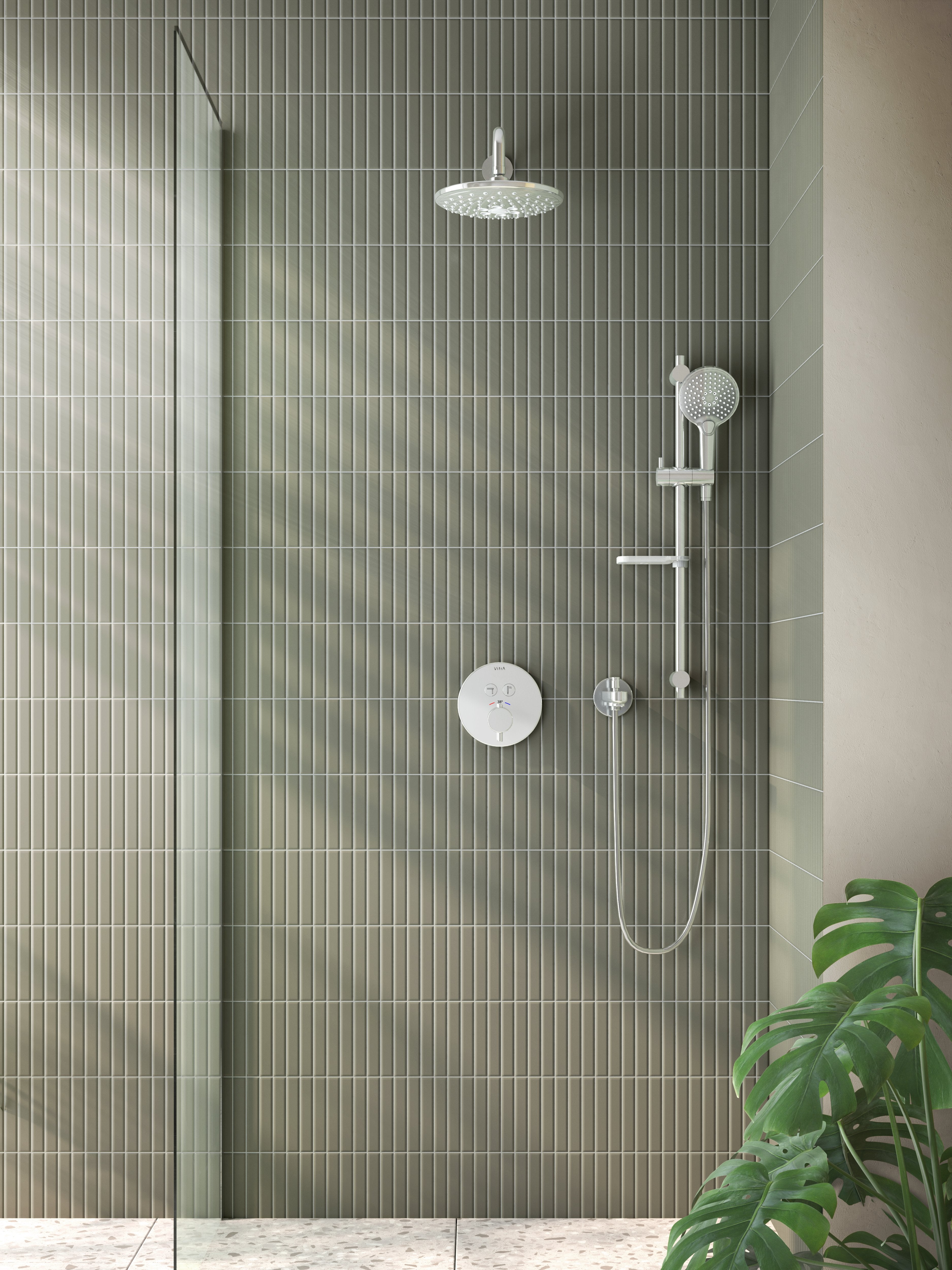 Vitra Root Round Aquacontrol Douche/Bad Kraan