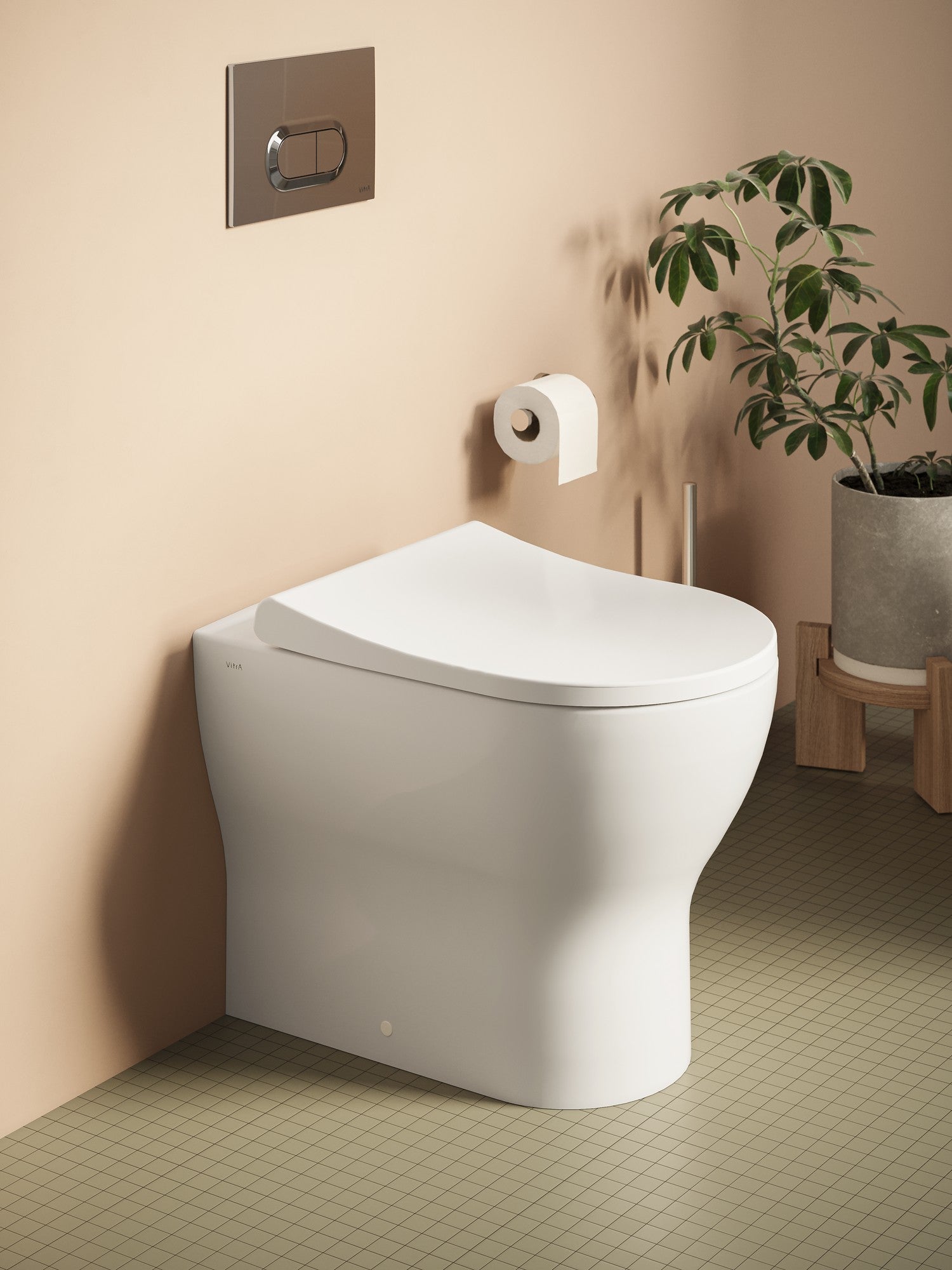 Vitra Minimax Reserverolhouder Chroom