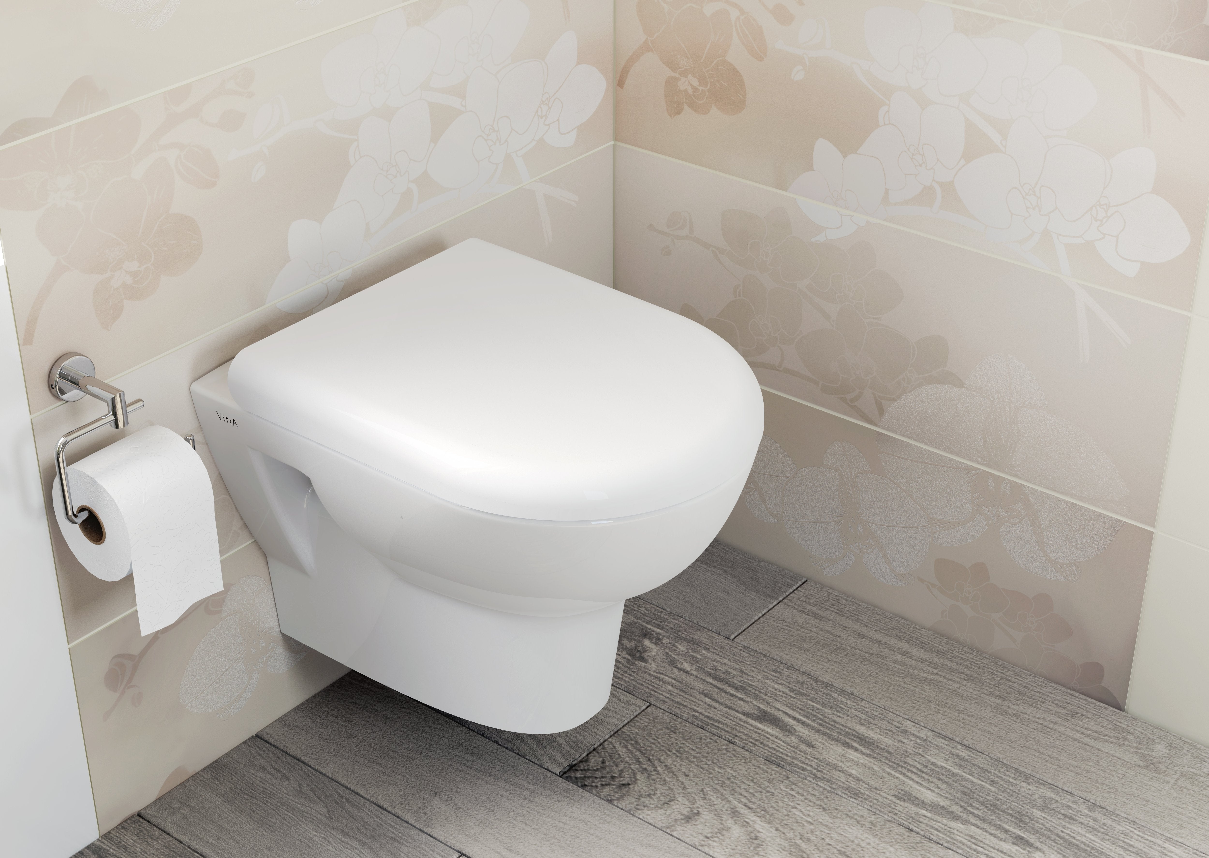 Vitra Minimax Toiletrolhouder Chroom