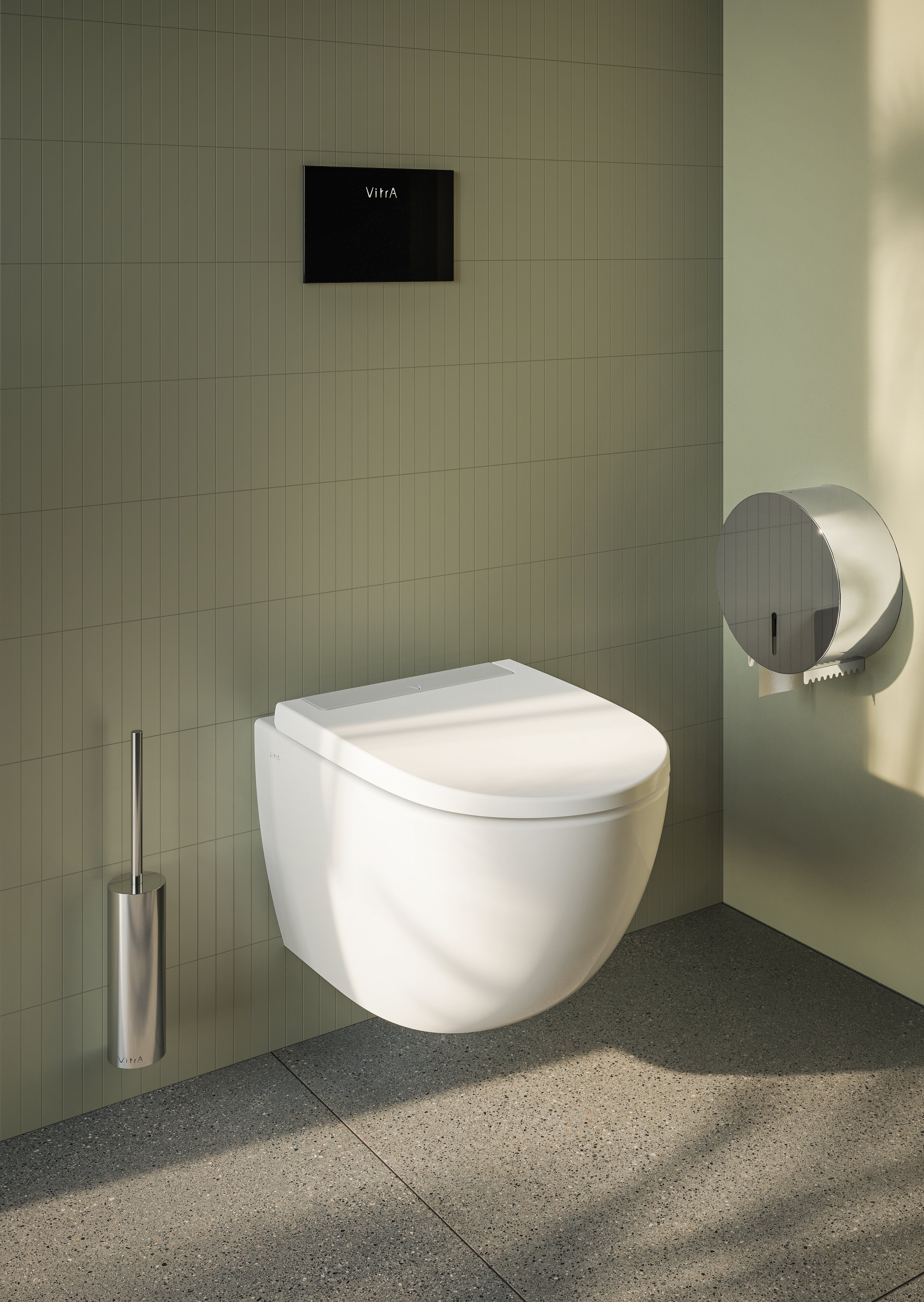 Vitra Arkitekta Toiletrolhouder Chroom