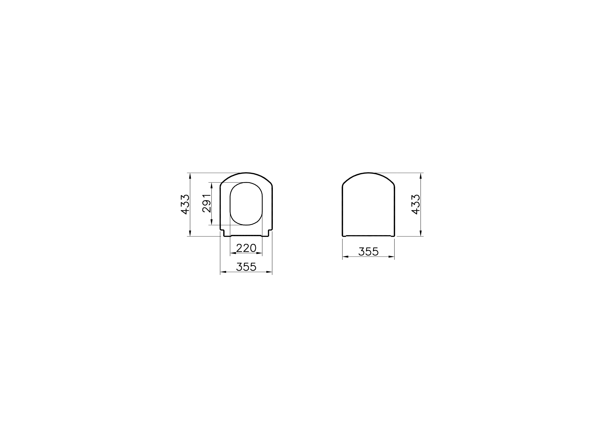 Vitra Valarte Wc Bril Wit