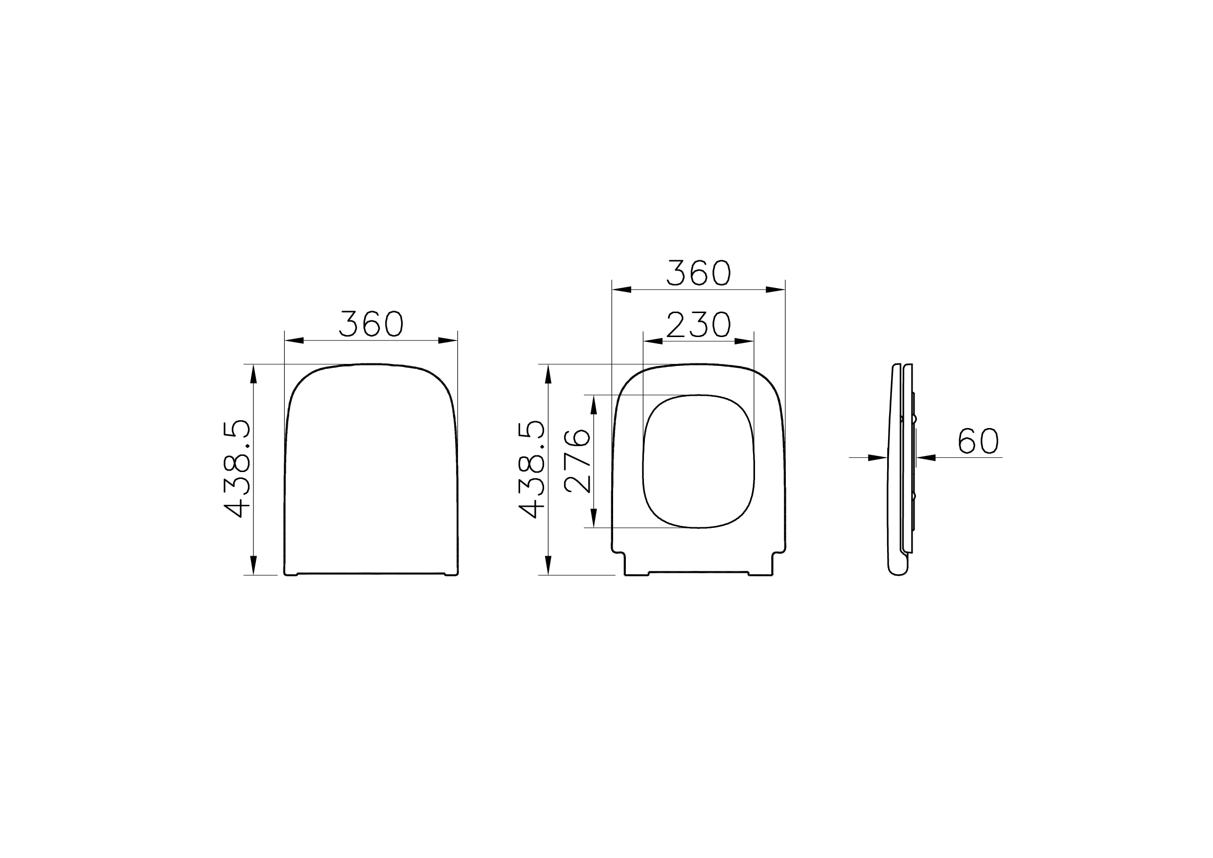 Vitra S20 Square Wc Bril Wit