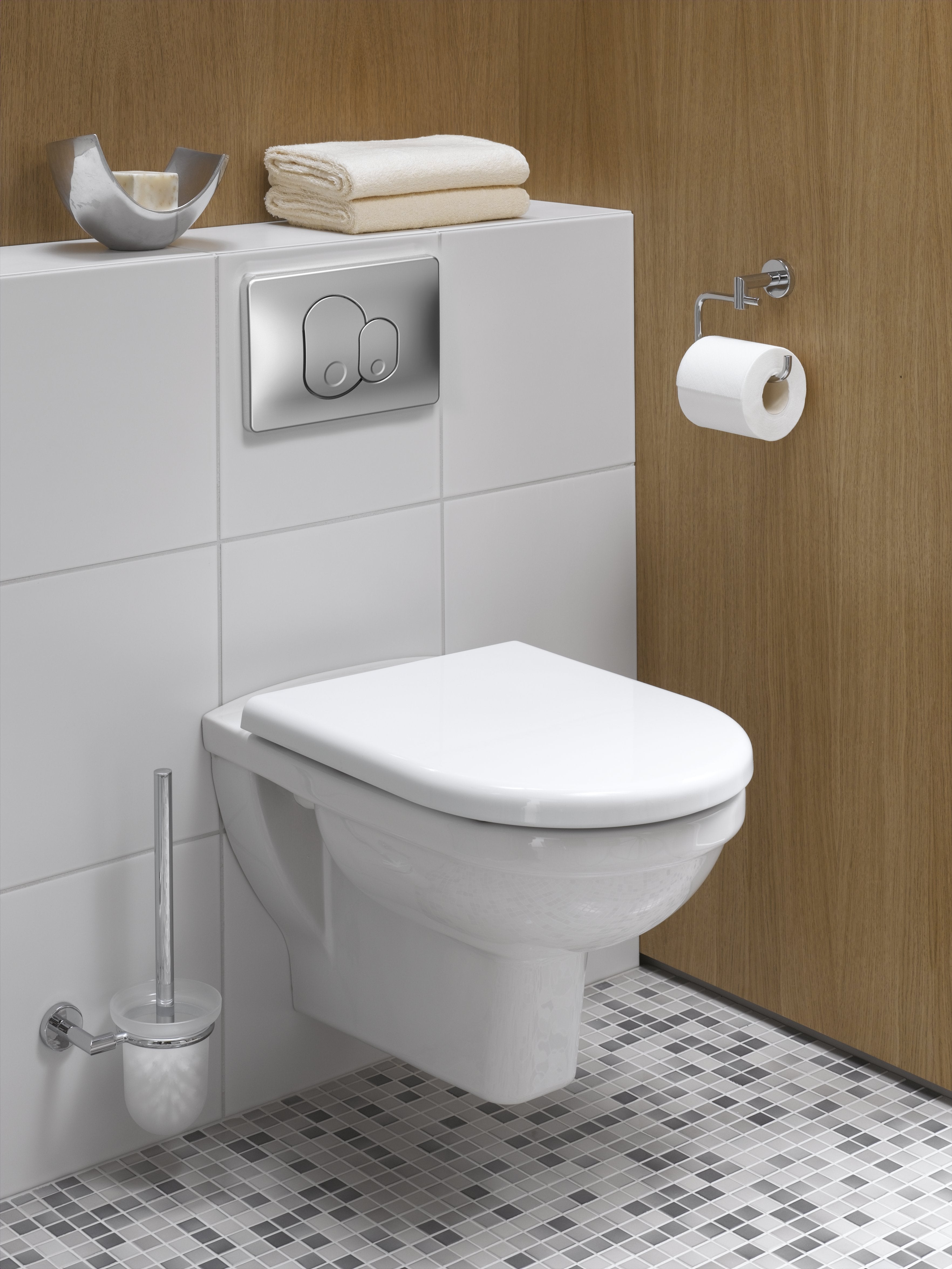 Vitra Minimax Toiletrolhouder Chroom