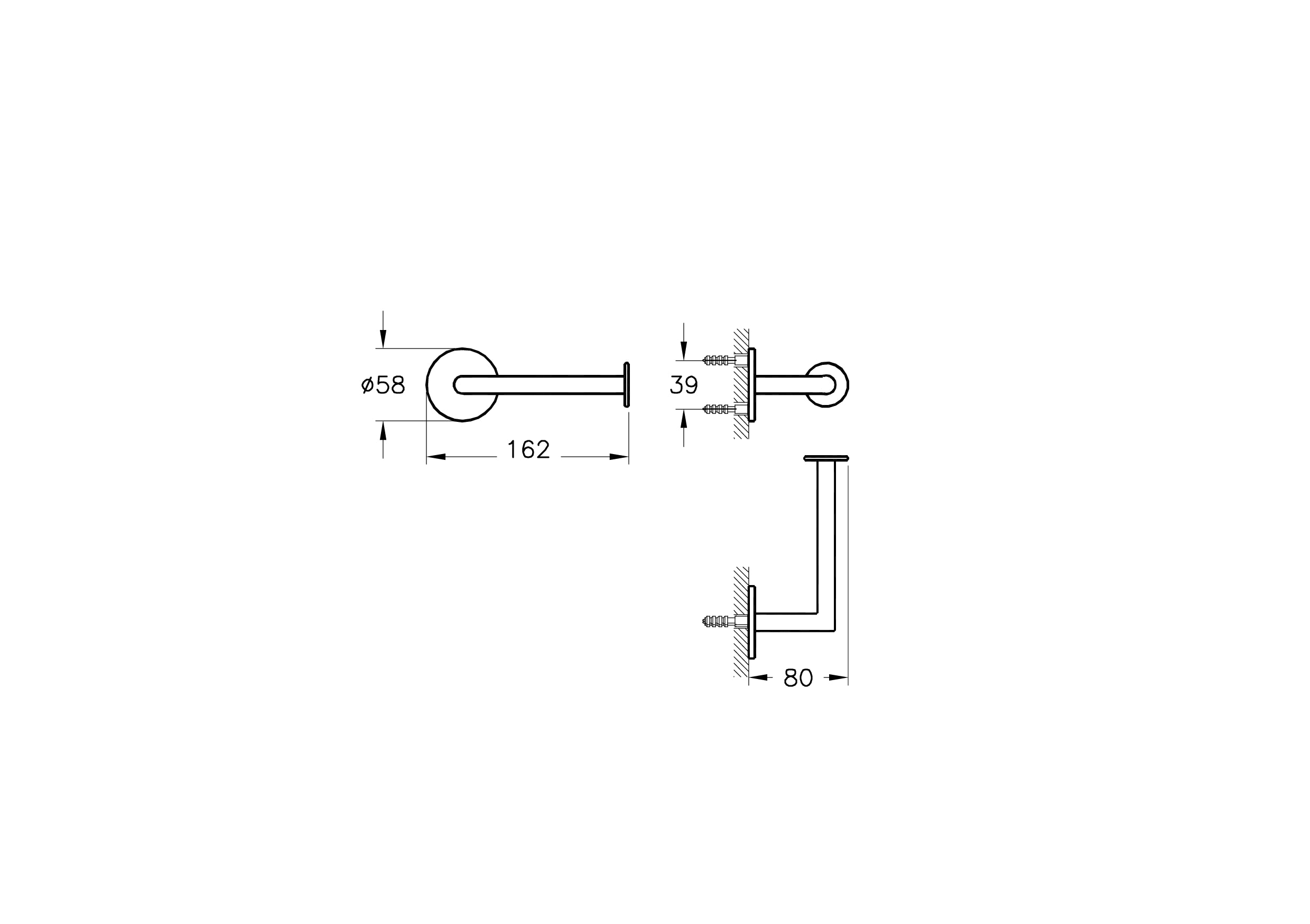 Vitra Origin Toiletrolhouder