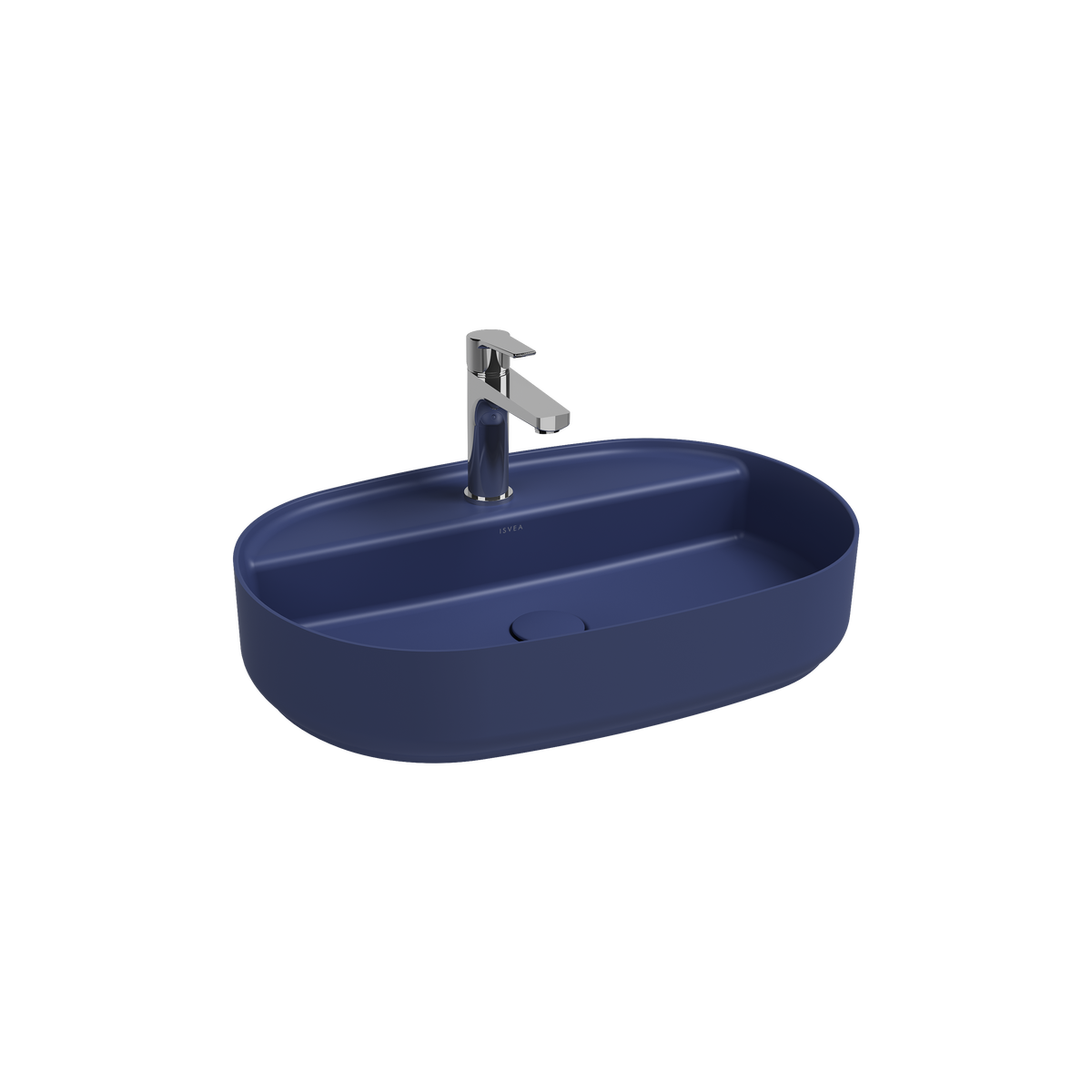 Isvea Infinity Wastafel 60 Cm, Blauw