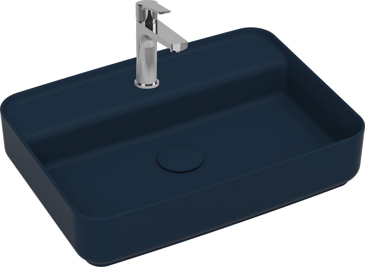 Isvea Infinity Wastafel 55 Cm, Blauw