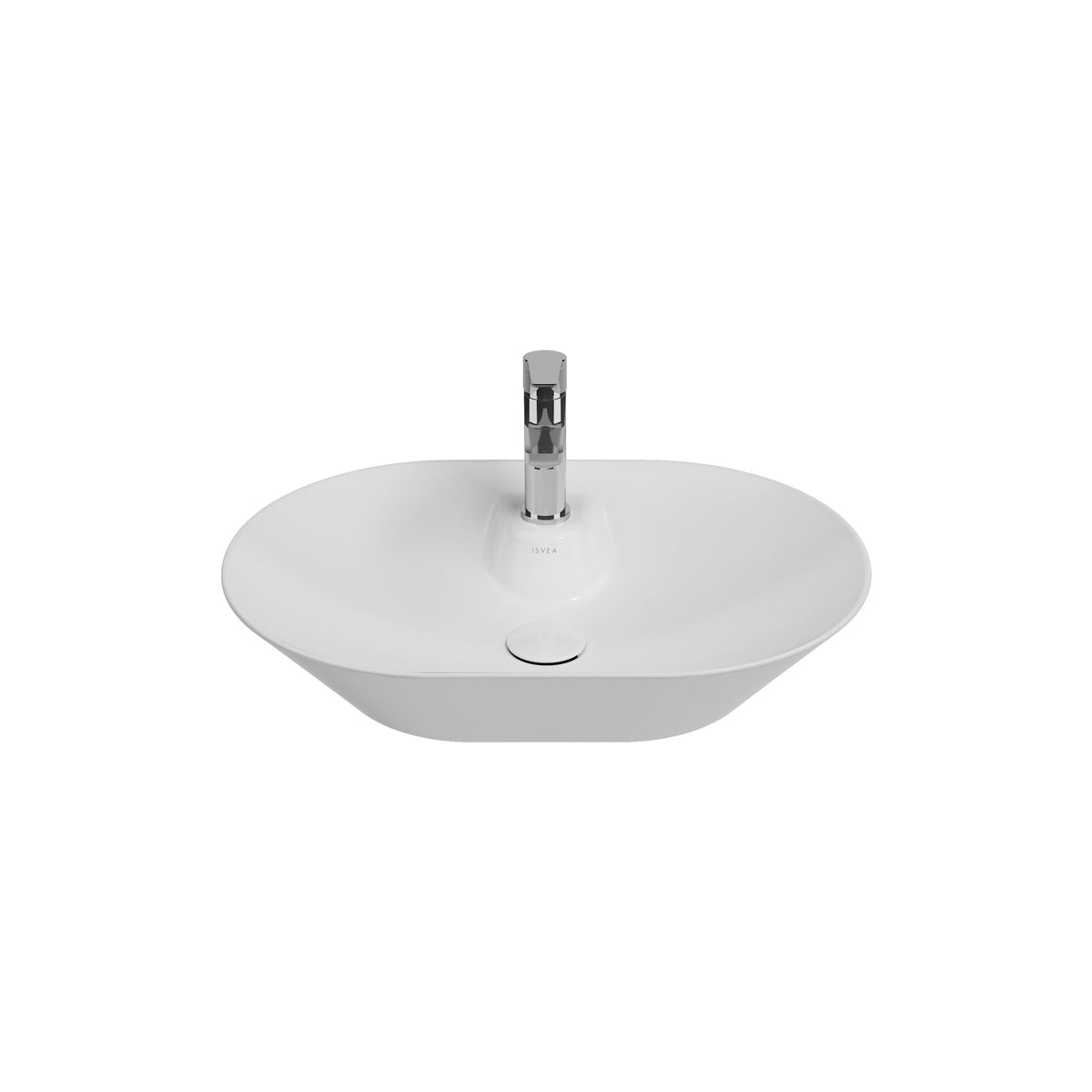 Isvea SistemaY Opzetwastafel 60 cm, Wit