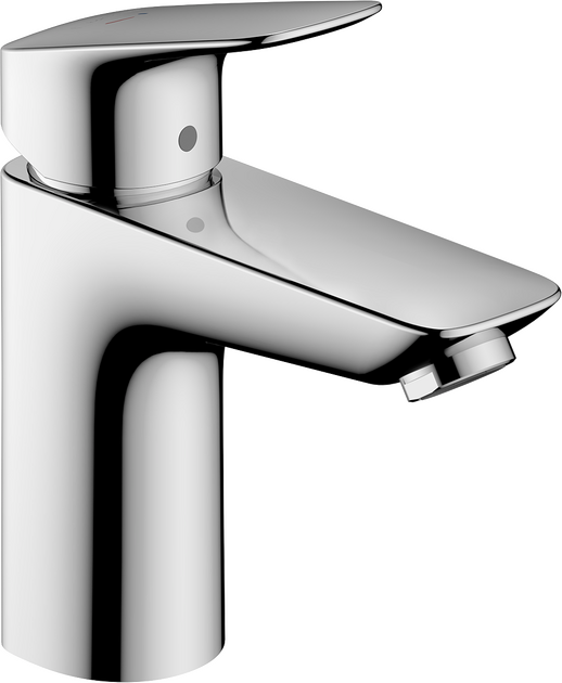 Hansgrohe Logis 100 Verlaagde Wastafelkraan Glanzend Chroom
