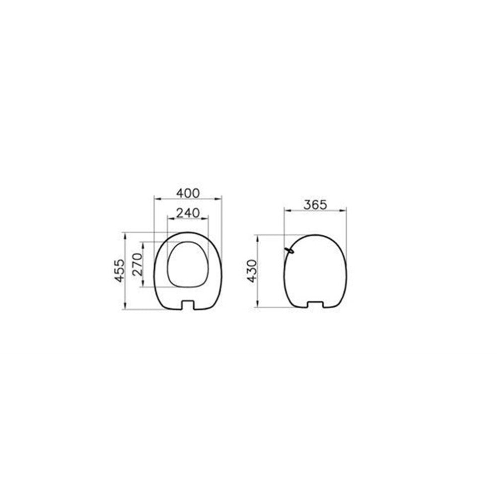 VitrA Istanbul Softclose Wc Bril, Duroplast, Zwart