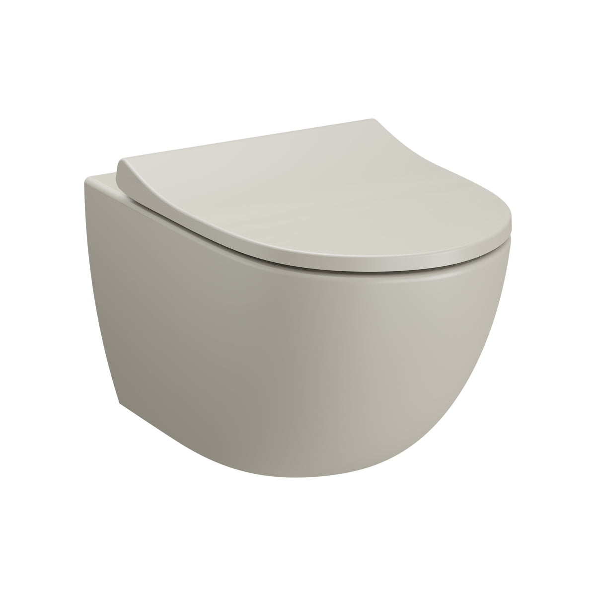 Vitra Sento Rim-Ex Wand-WC mit Bidet-Funktion, Matt Taupe