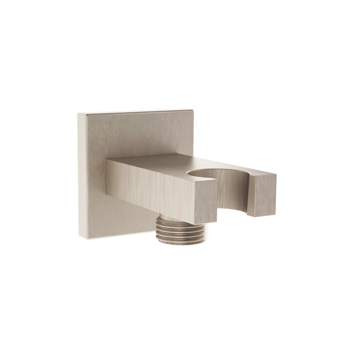 VitrA Root Square Wandaansluitbocht Geborsteld Nikkel