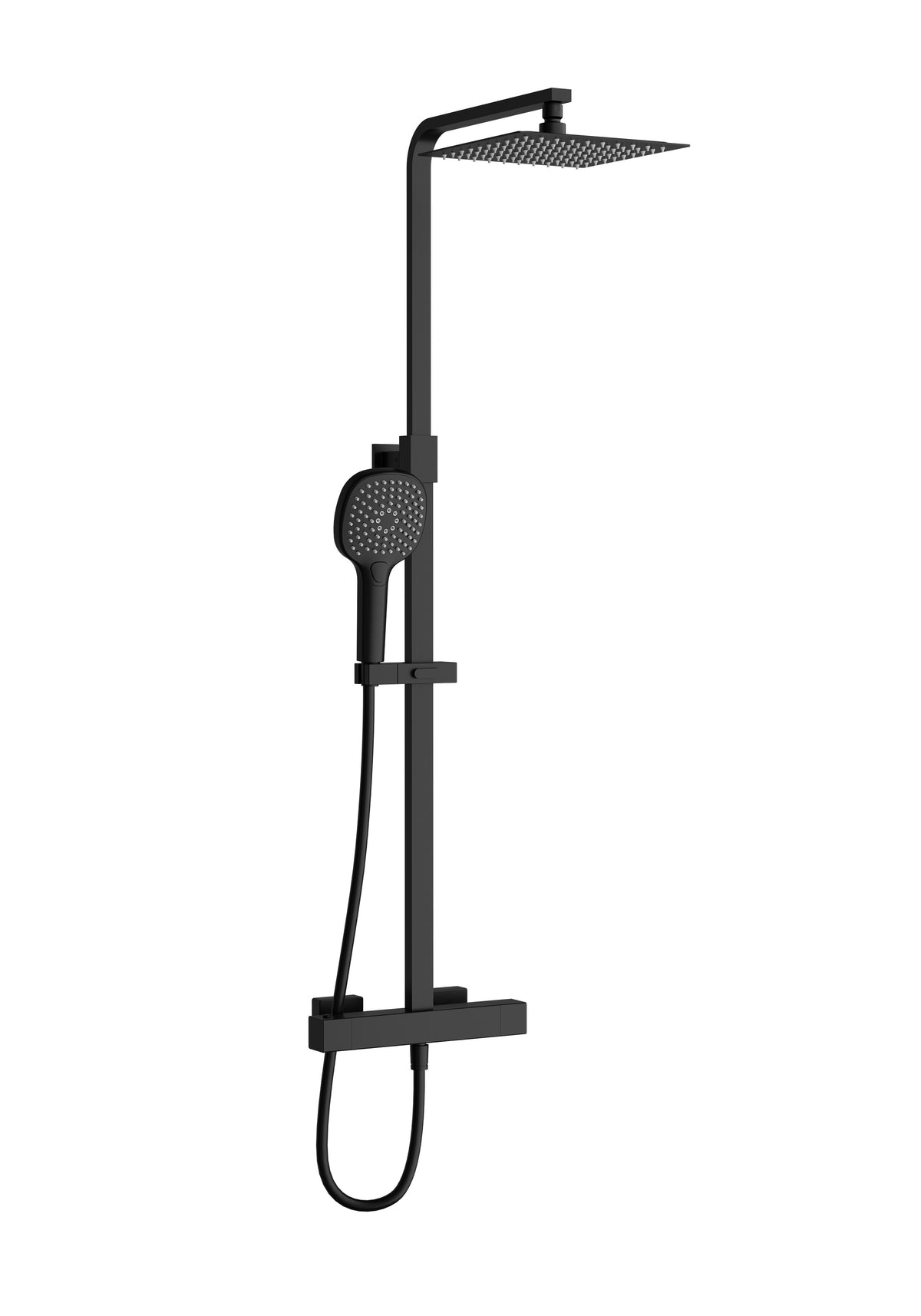VitrA Aquaheat Bliss S 230 Douchekolom, Mat Zwart
