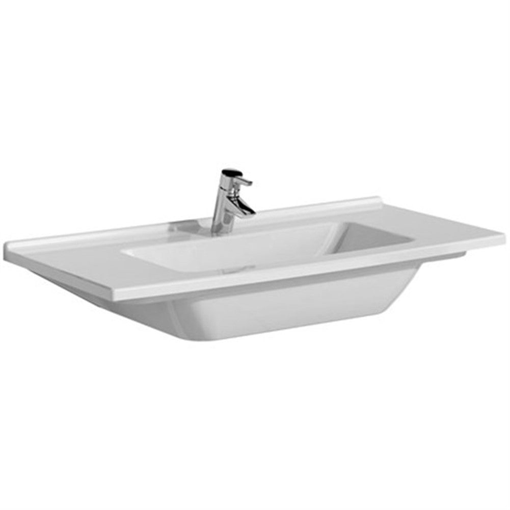 VitrA S50 wastafel met plank, 100 cm