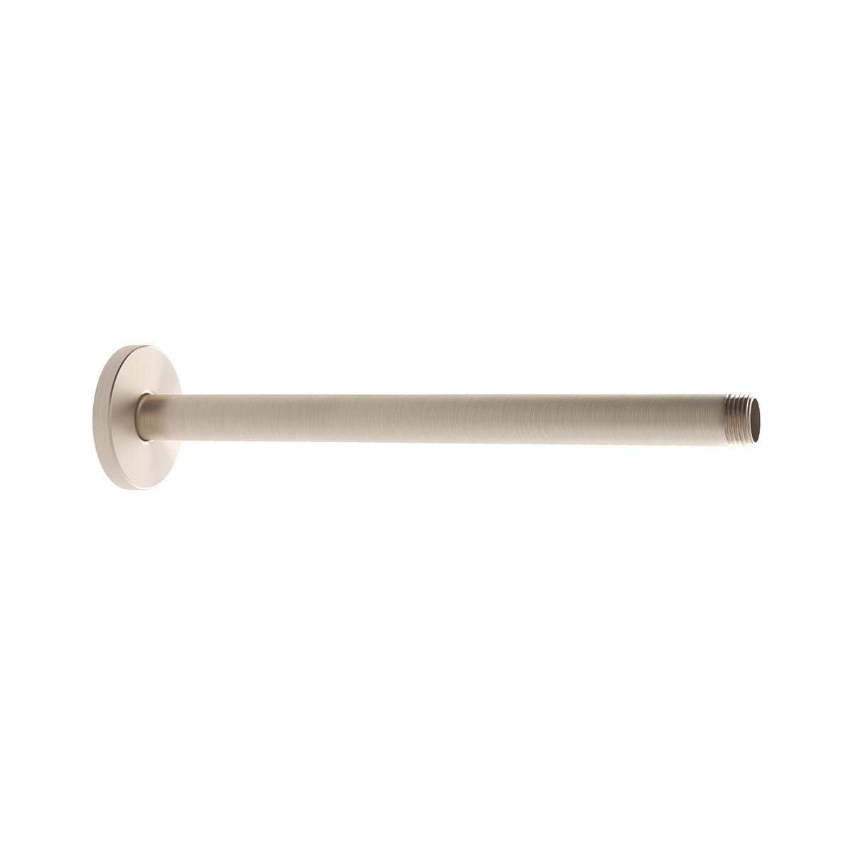 Vitra Origin Plafondmontage Douchearm Lang, Geborsteld Nikkel