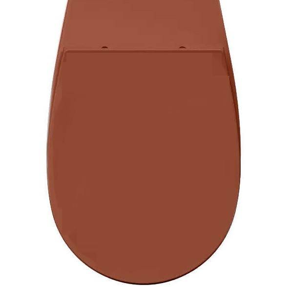 Isvea D80 WC-bril, Terracotta