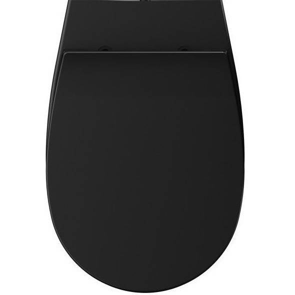 Isvea D80 WC Bril, Zwart | Isvea