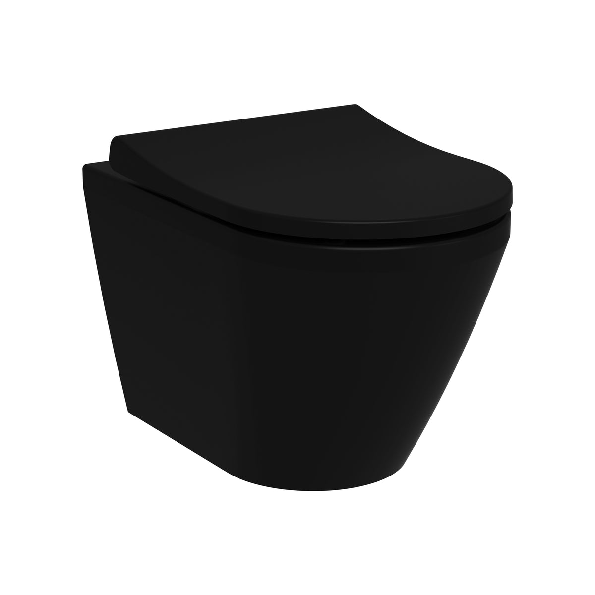VitrA Integra Round Rim-ex Wandcloset Met Bidet Mat Zwart Hangende Toiletten   VitrA Integra Round