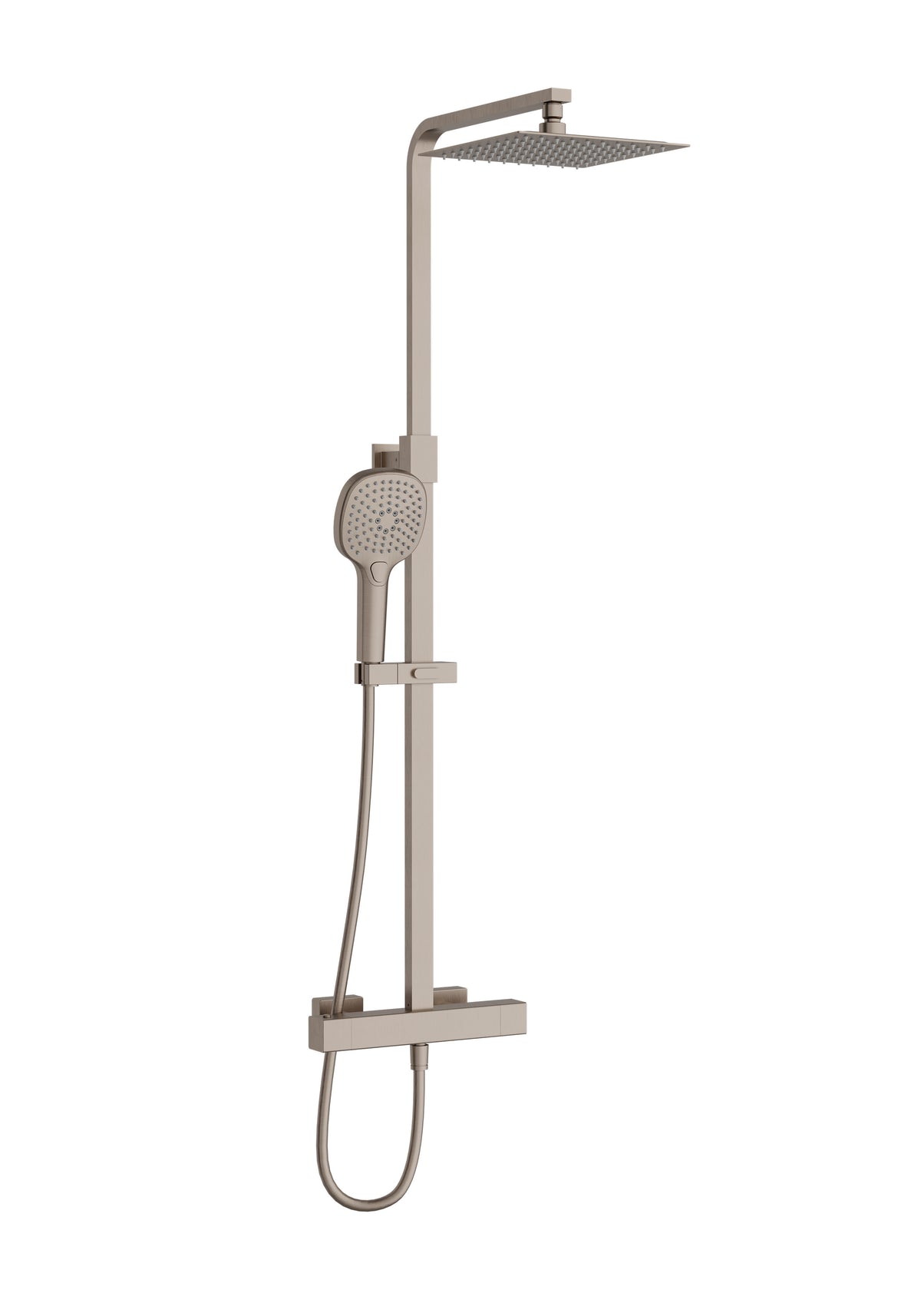 VitrA Aquaheat Bliss S 230 Douchekolom, Geborsteld Nikkel