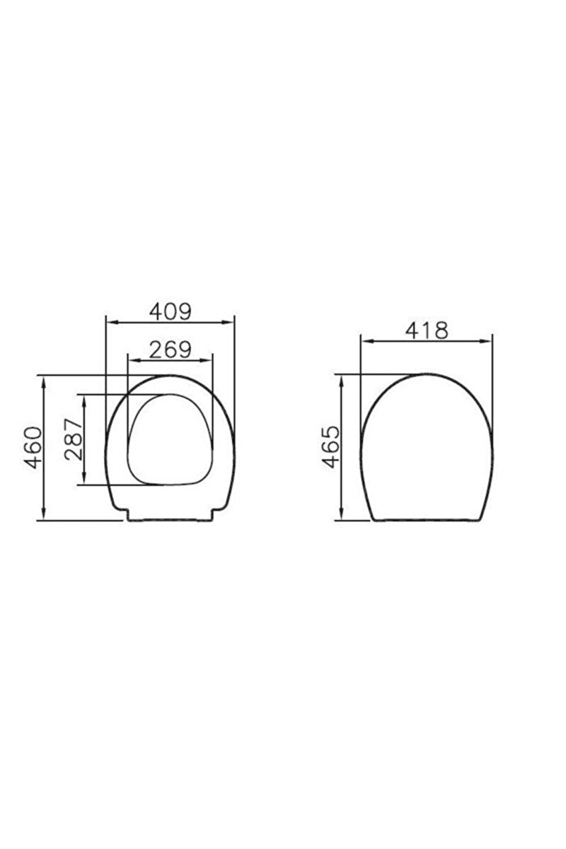 VitrA Memoria Softclose Wc Bril, Duroplast, Mat Zwart