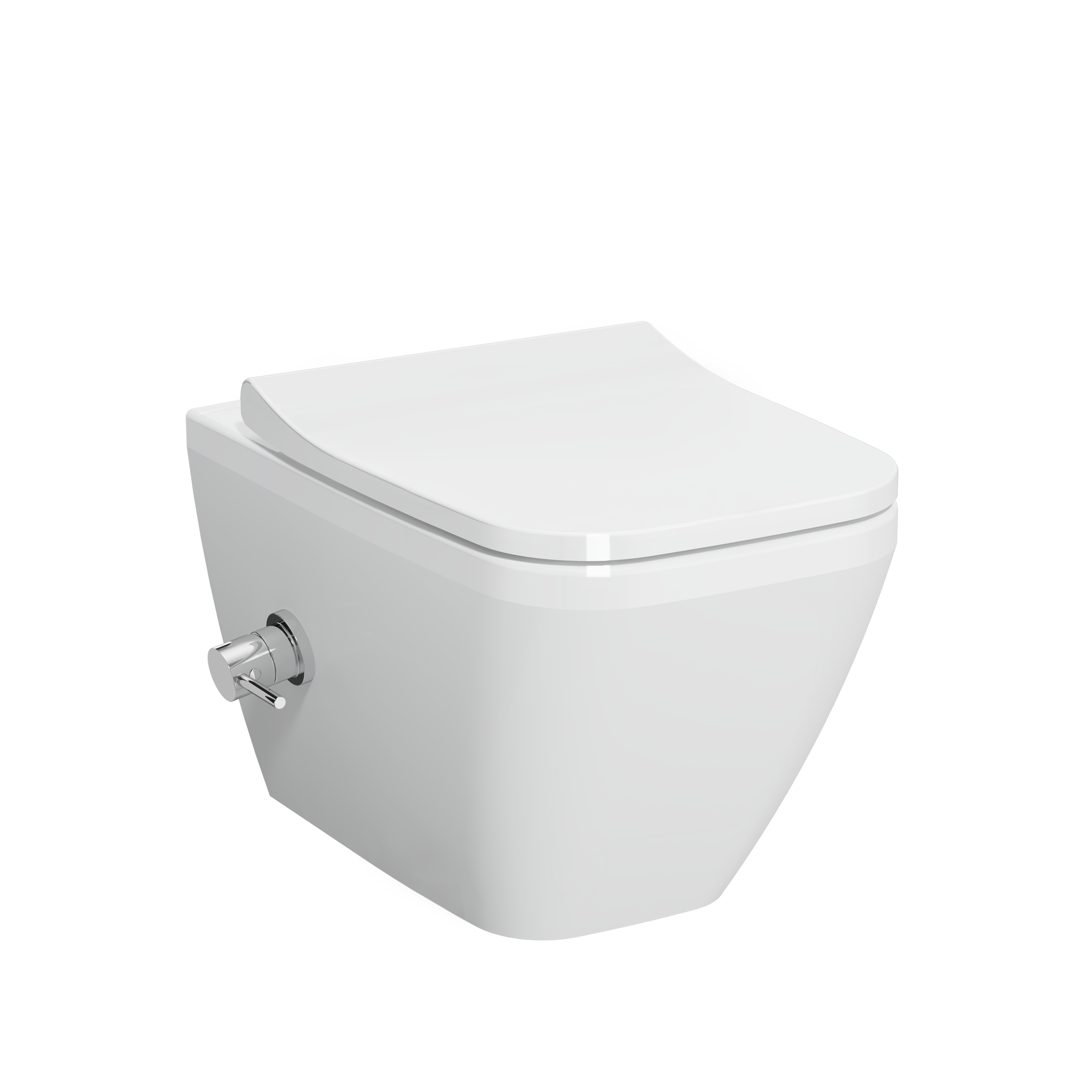 Vitra Integra Square Rim-Ex Wandcloset Met Thermostatische Bidetkraan