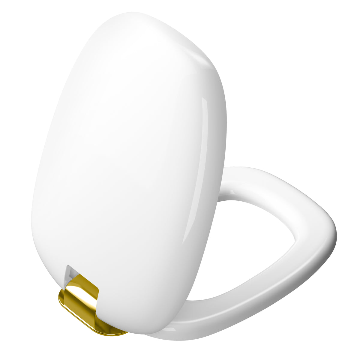 Vitra Plural Softclose WC Bril Duroplast-wit Goud