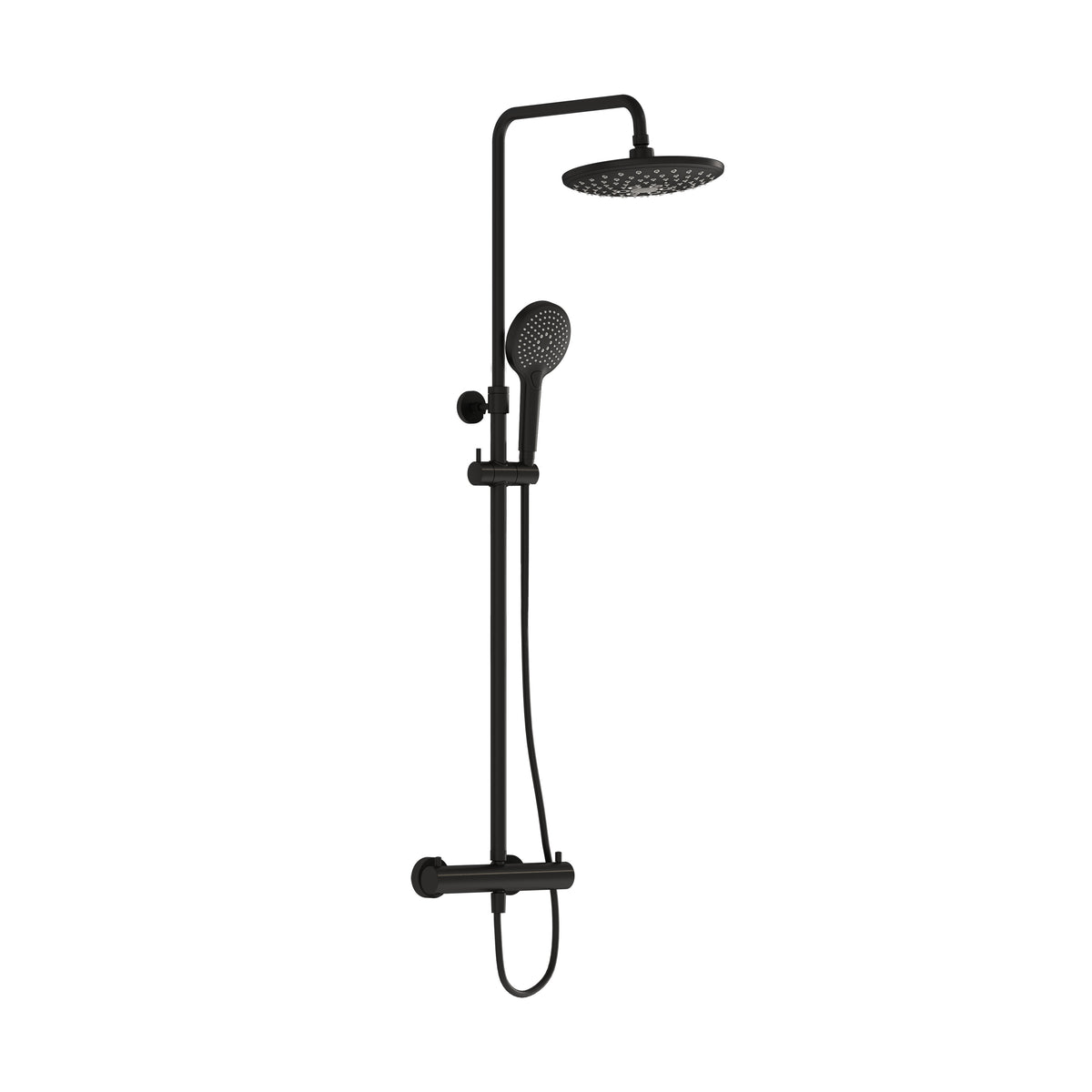 VitrA Aquaheat Bliss 240 2F Douchekolom, Mat Zwart