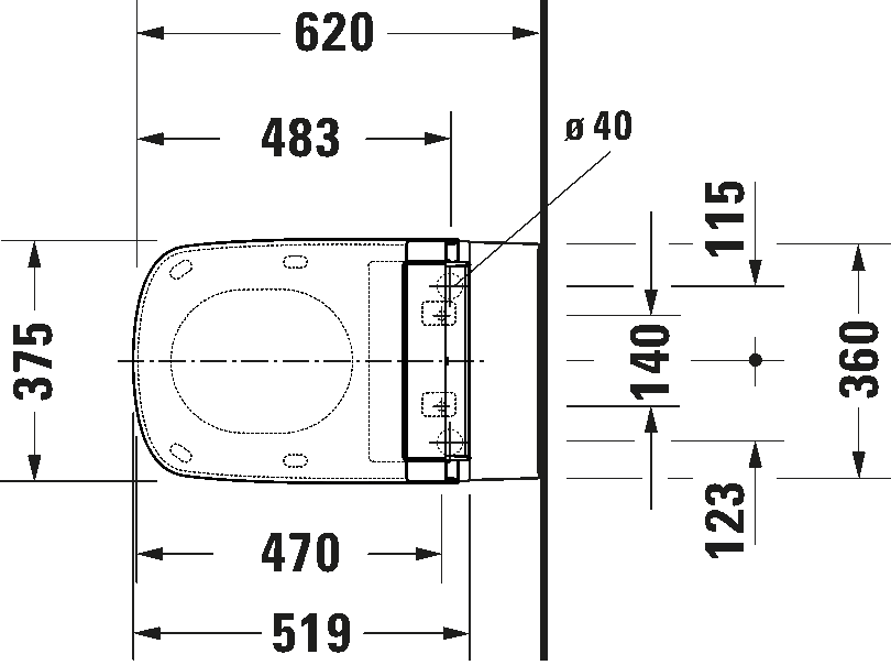 Duravit Durastyle SensoWash Classic Smart WC Bril