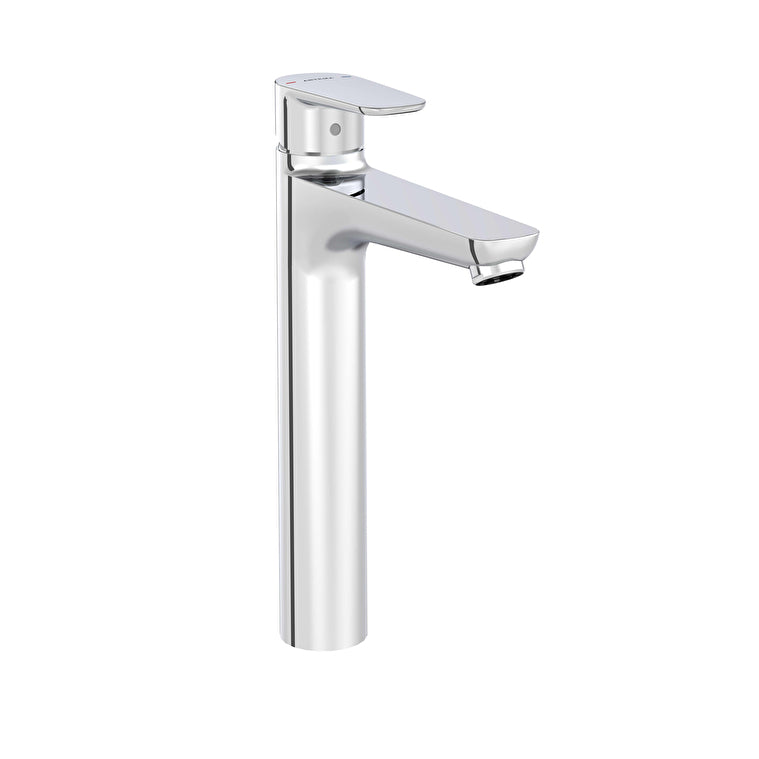 Vitra Flow Soft Wastafelkraan - Hoog - Chroom