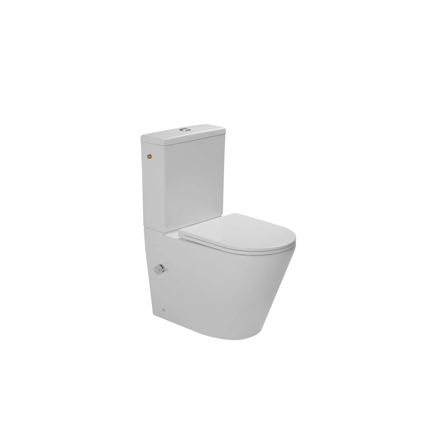 Dutchline - Lux Luccio Rimless (Pk) Duoblok + Softclose Ondiep Zitting - Met Bidet