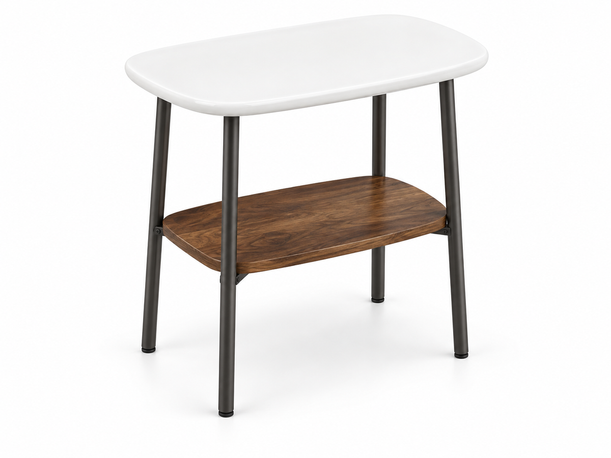 VitrA Plural Mic-Tisch, 55 cm, Dunkle Eiche
