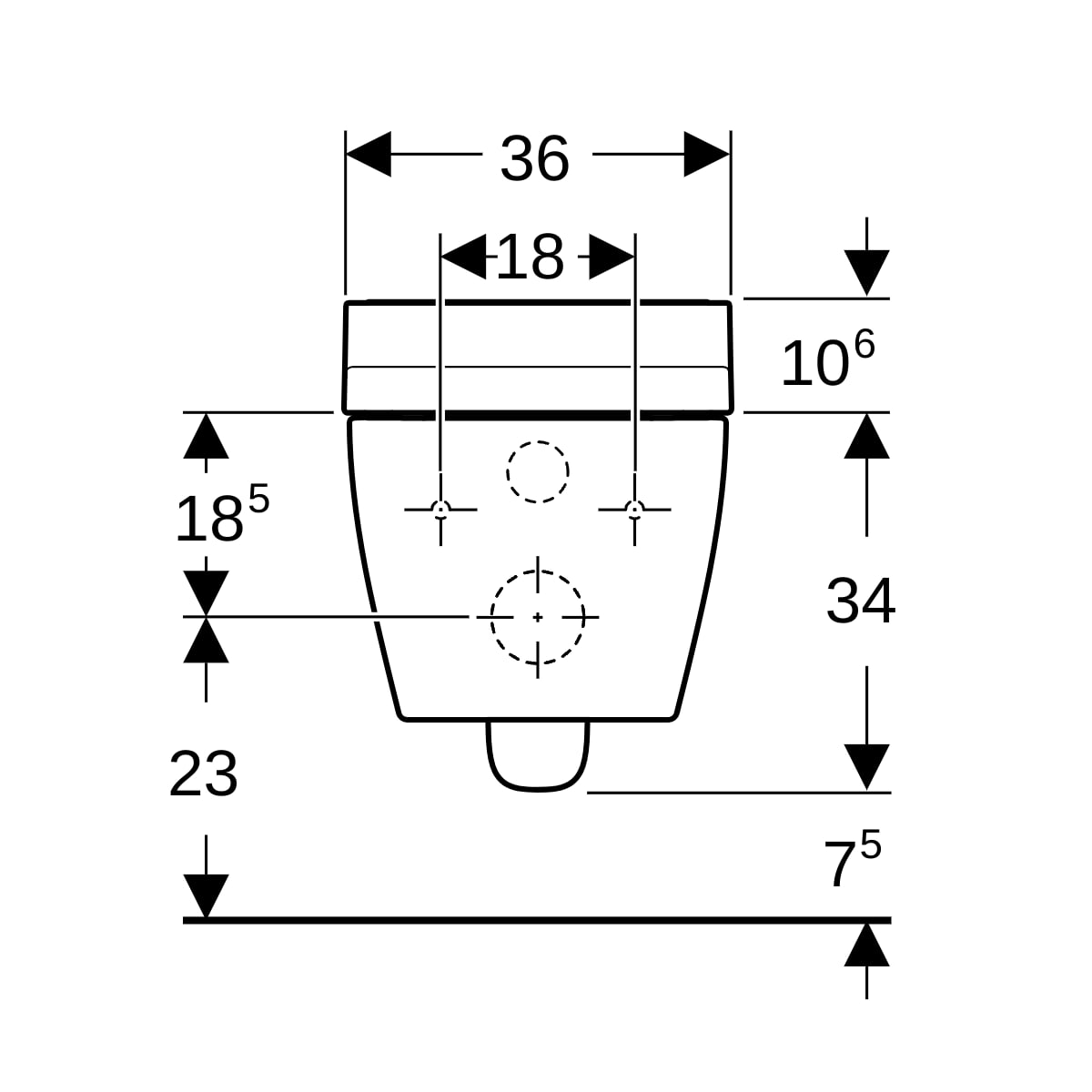 Geberit Aquaclean Tuma Comfort Douche Wc Wit Glas