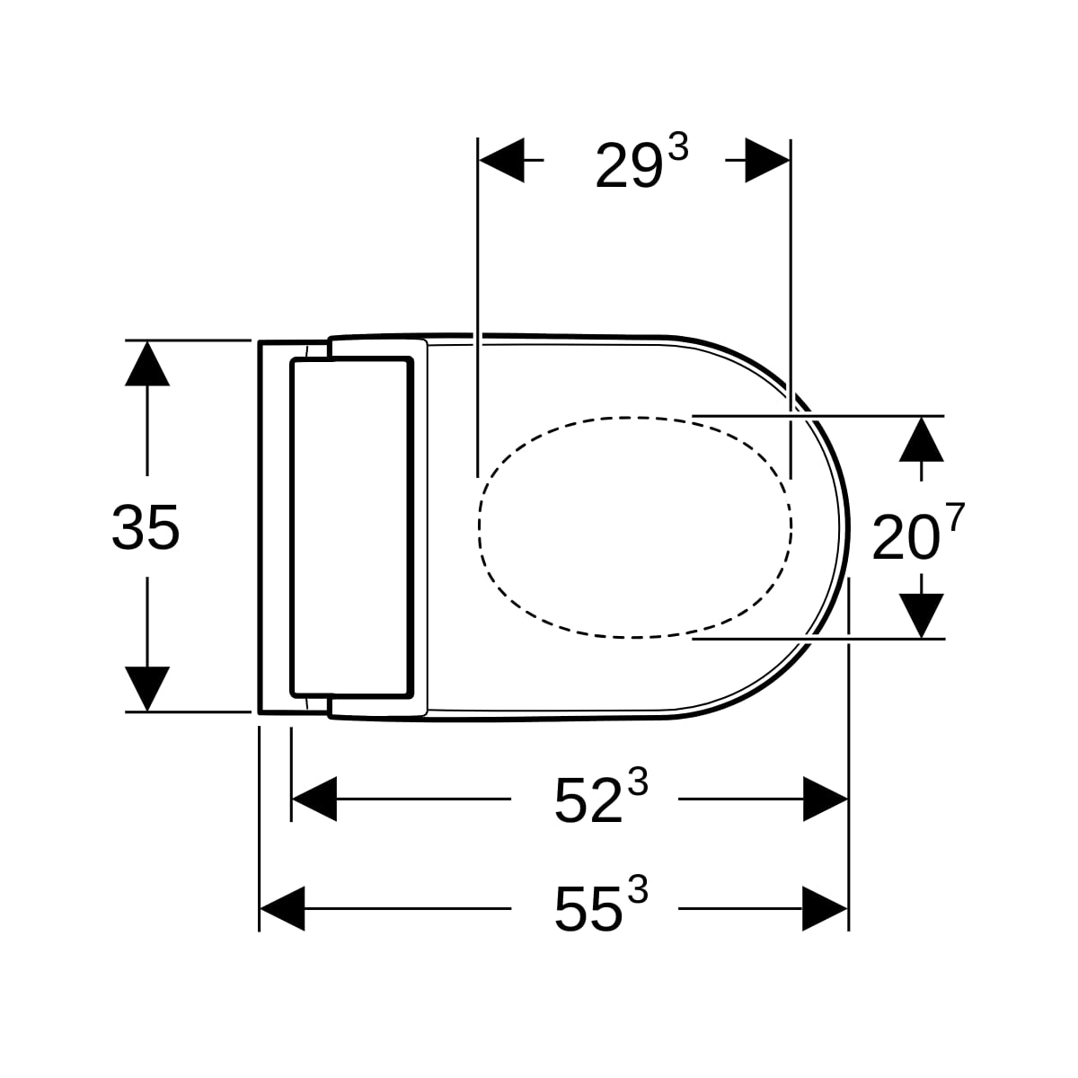 Geberit Aquaclean Tuma Comfort Douche Wc Wit Glas