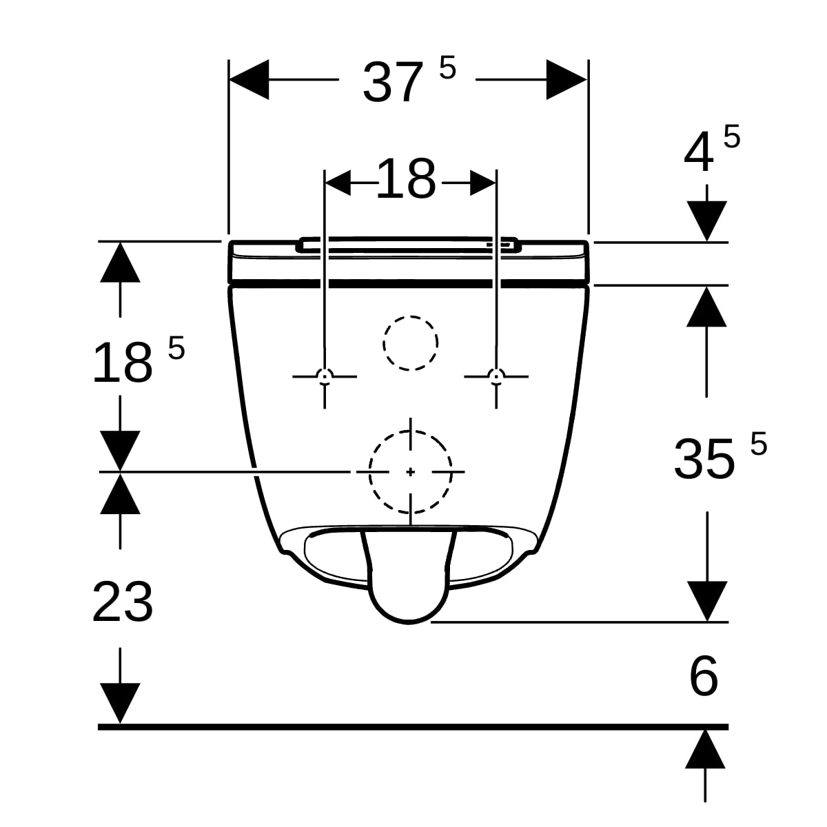 Geberit Aquaclean Sela Square Comfort Douche Wc