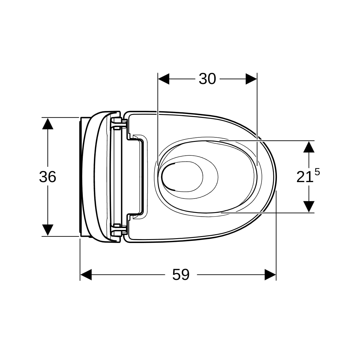Geberit Aquaclean Alba Douche Wc