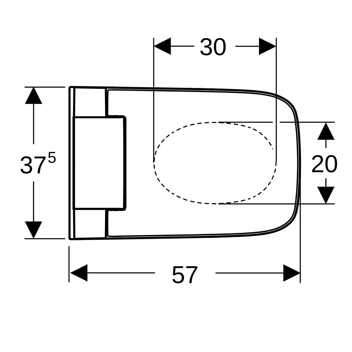 Geberit Aquaclean Sela Square Comfort Douche Wc