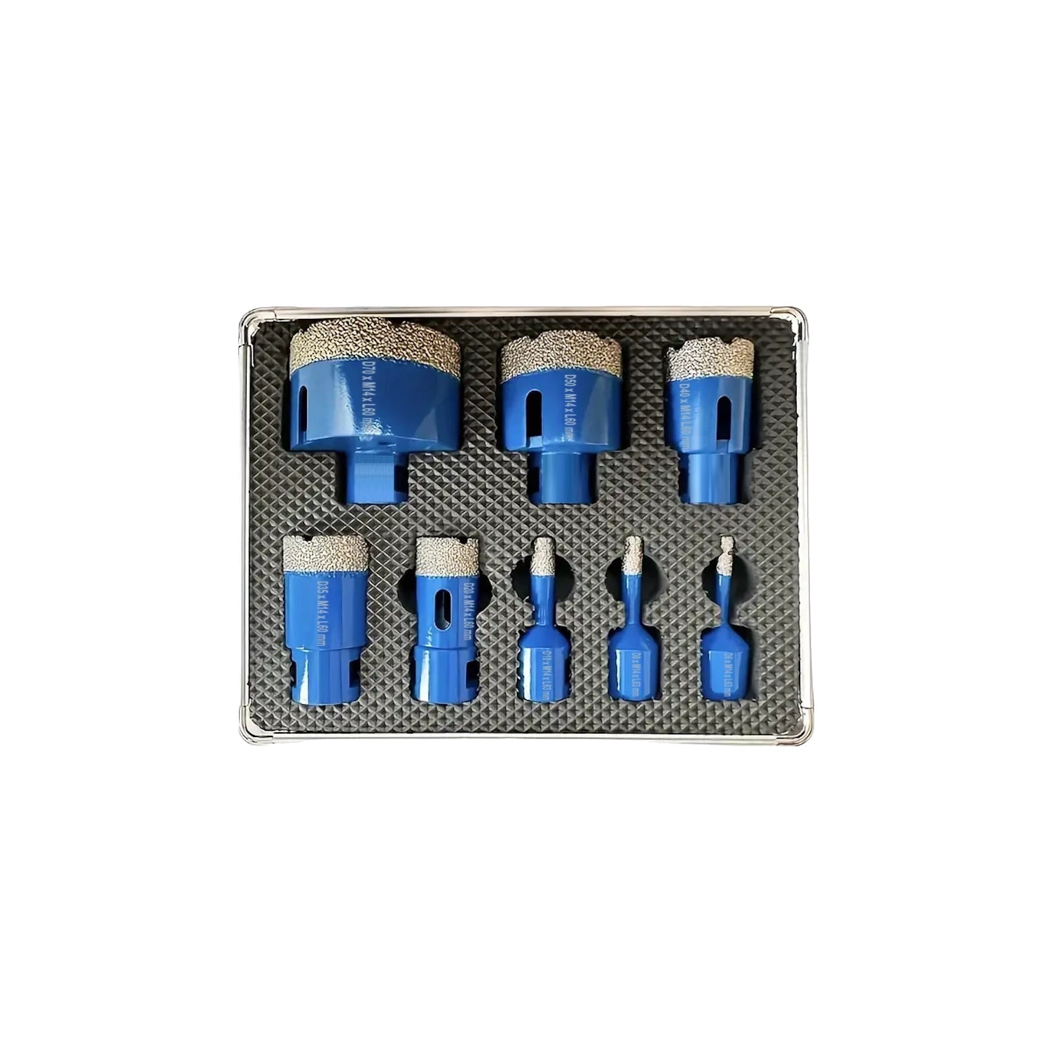 Dutchline - Diamant Borenset 8-Delig M14 - 6-8-10-20-35-40-50-70Mm