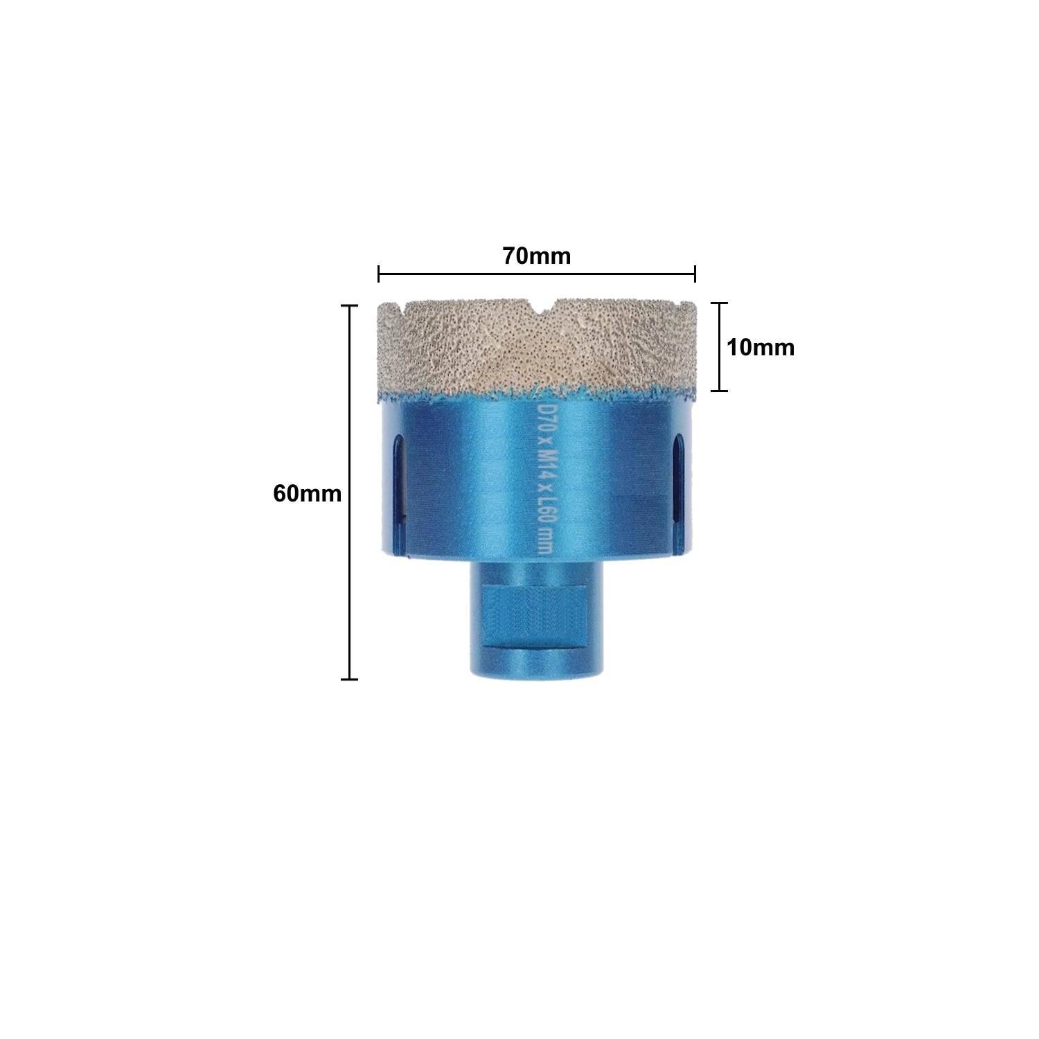 Dutchline - Diamantboor M14 - 70Mm