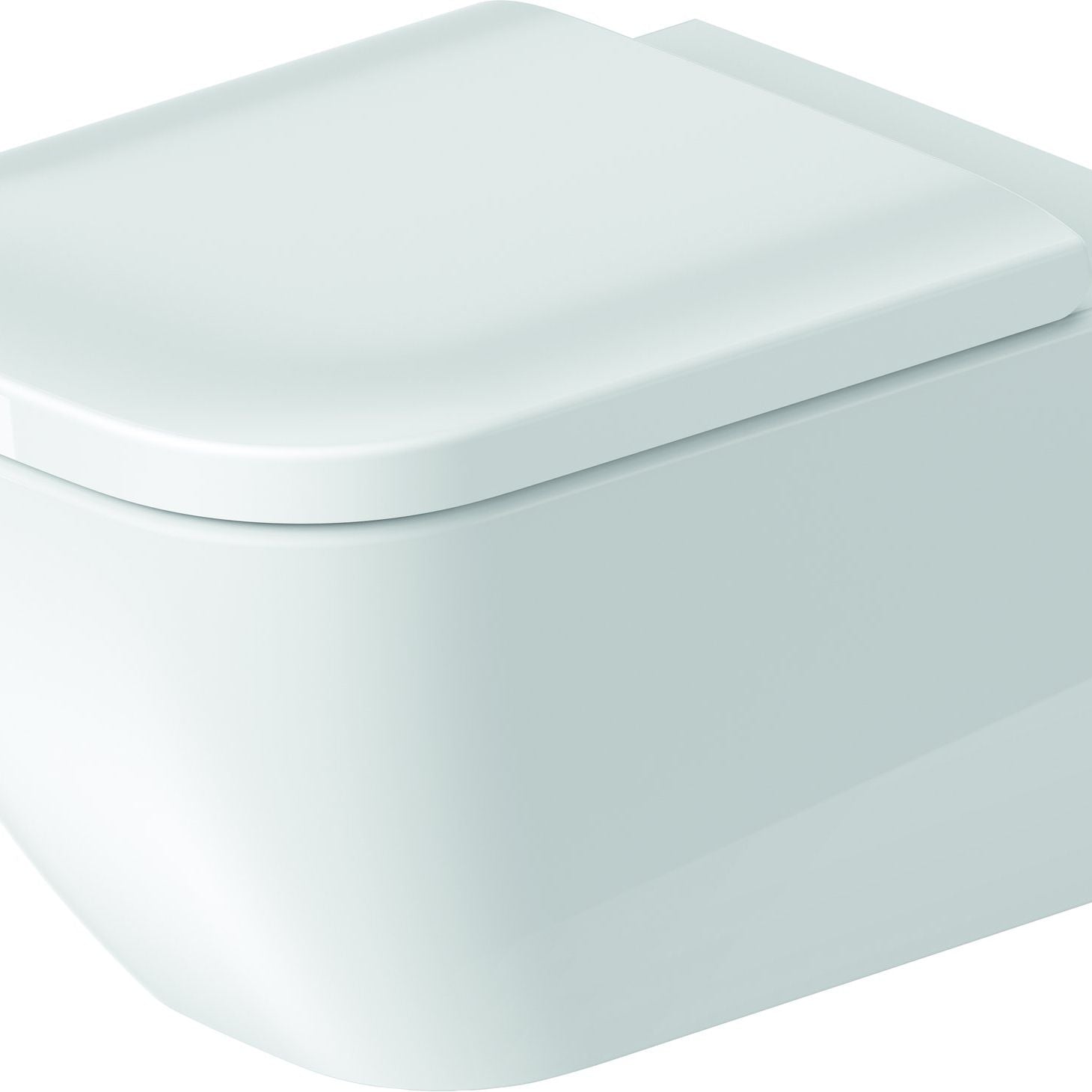 Duravit Happyd 2 Wandcloset Diepspoel Spoelrandloos Met Verdekte Bevestiging 36.5X54Cm Met Wondergliss Wit
