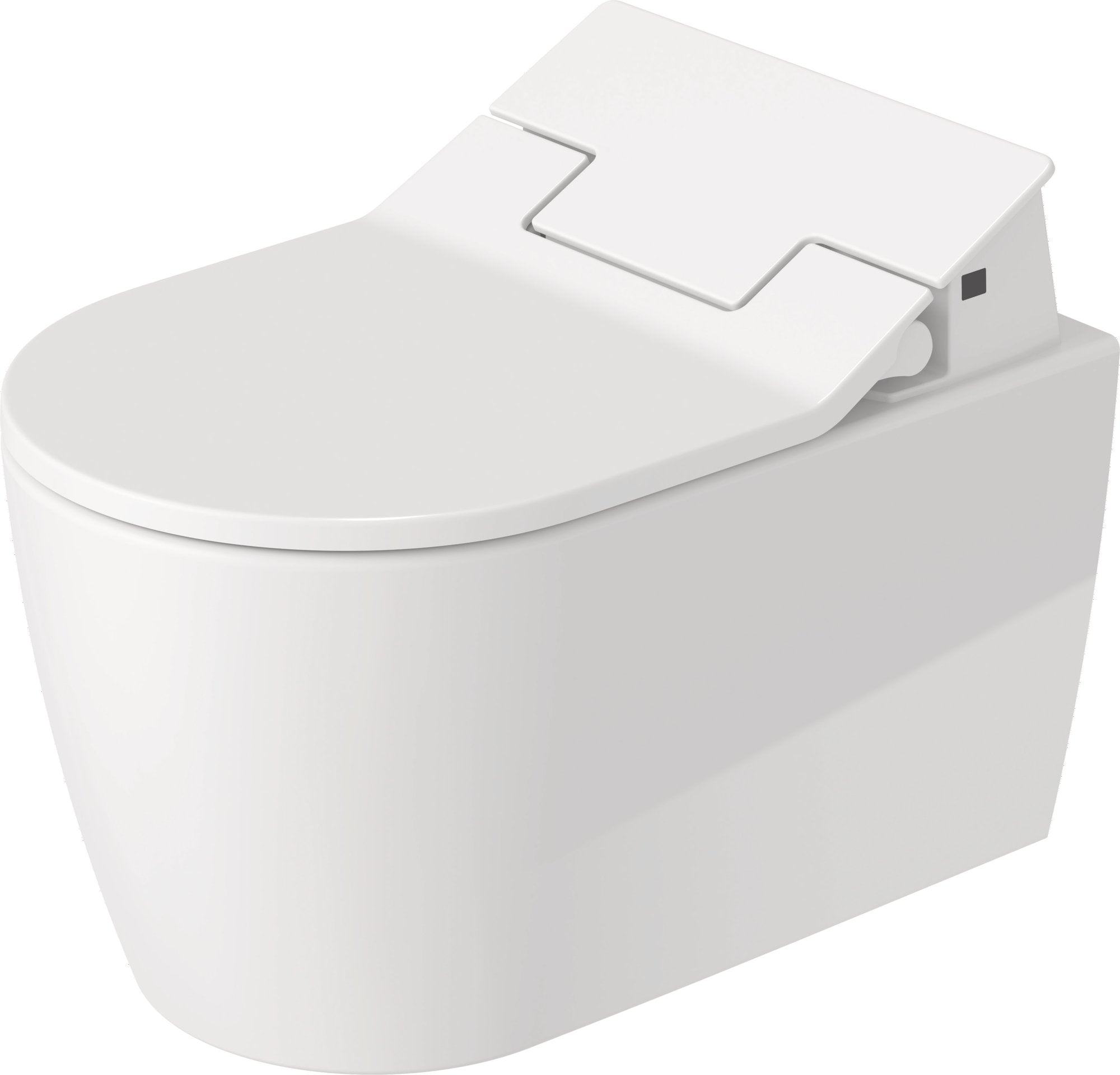 Duravit Me By Starck Douche Wc Diepspoel Spoelrandloos Met Verdekte Bevestiging 37X57Cm Incl. Douchewc Closetzitting Slim Sensowash Wit