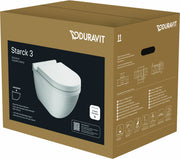 Duravit Starck 3 Pack Wandcloset Rimless Diepspoel Zitting Wit