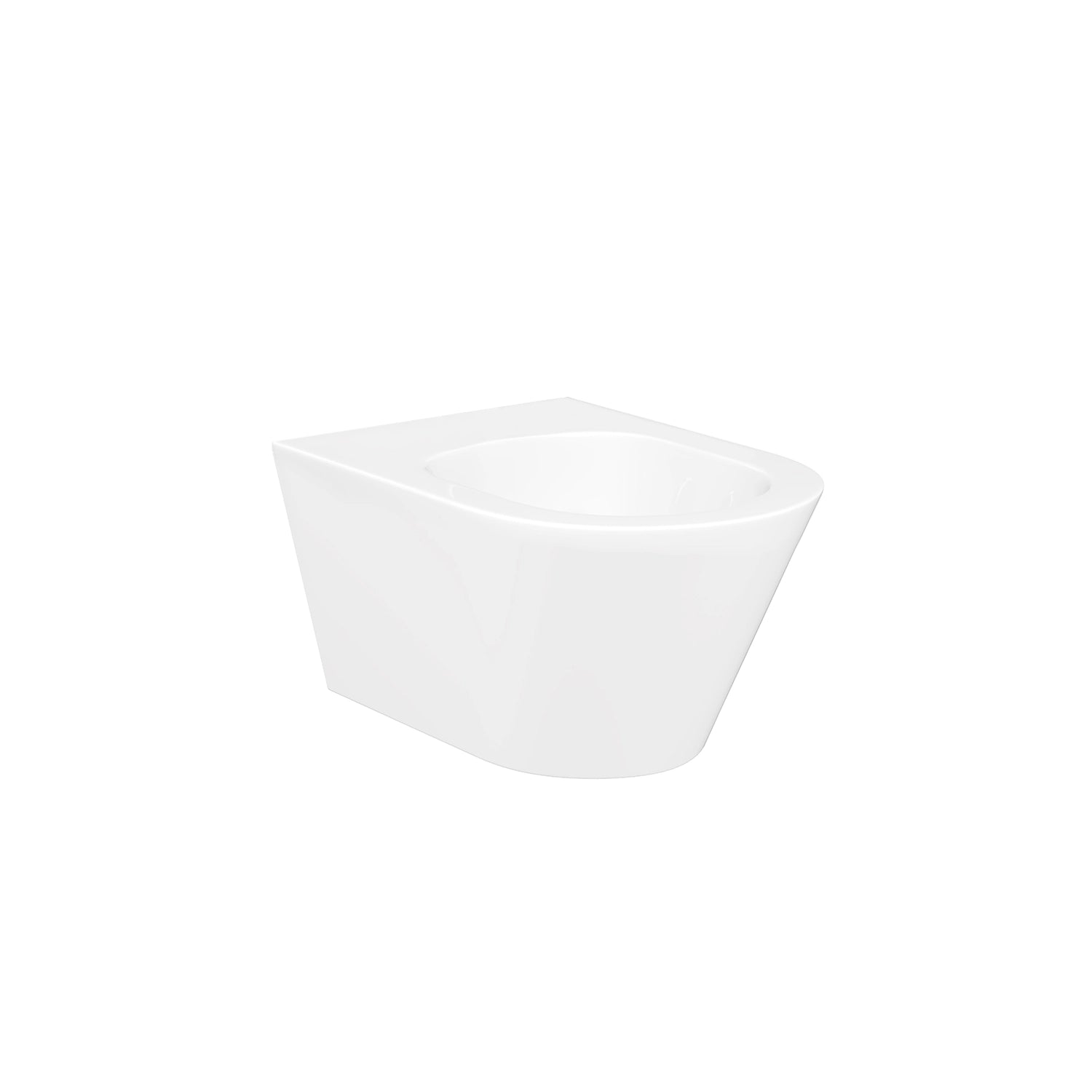 Dutchline - Avva Toiletpot Zonder Bidet - Glans Wit - 355X530Mm