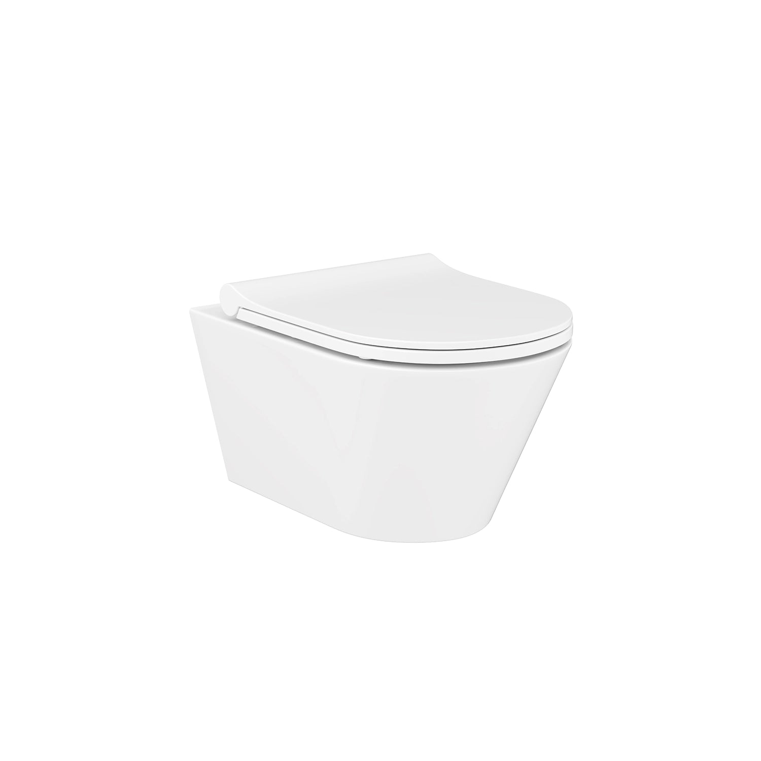 Dutchline - Avva Toiletpot Met Bidet - Glans Wit - 355X530Mm
