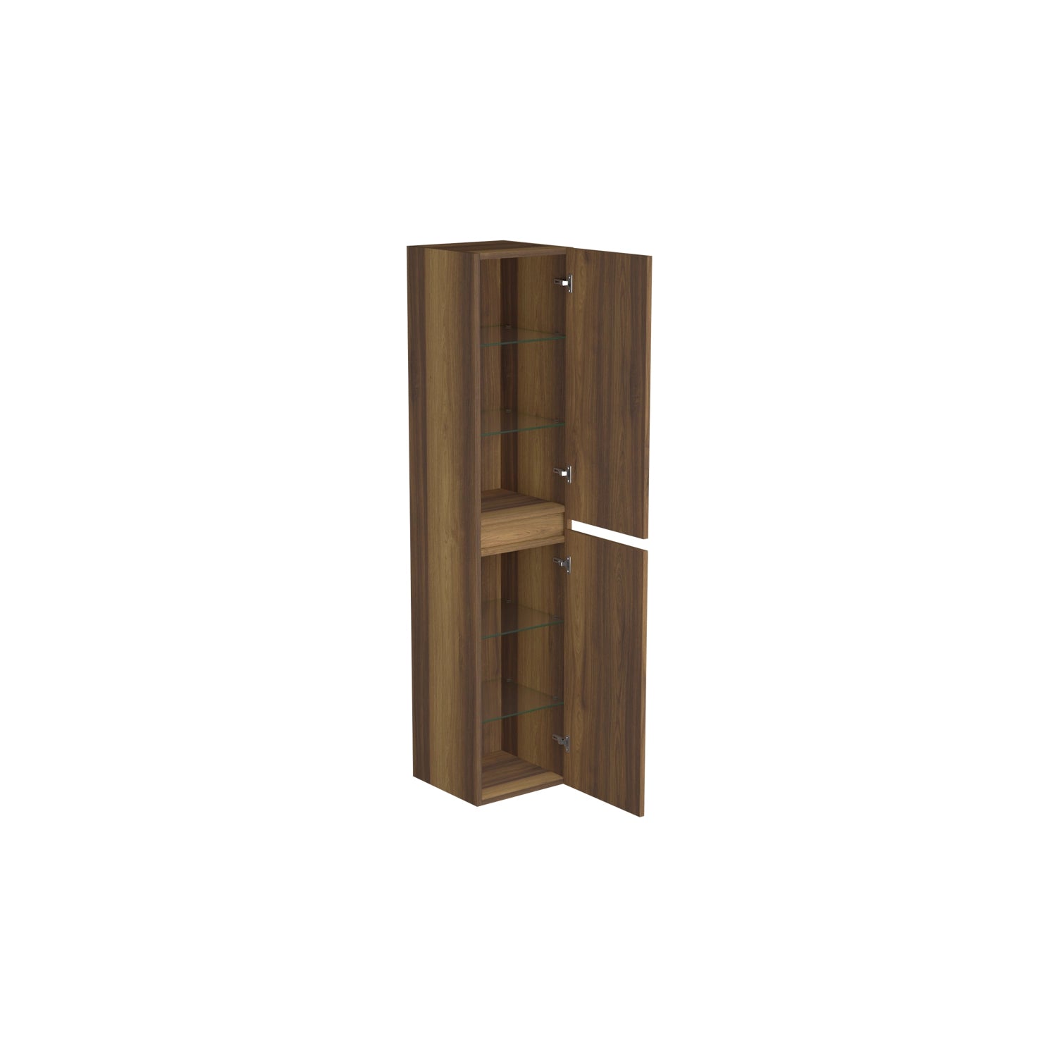 Dutchline - Badmeubel Kolomkast - Hamilton - 160X35Cm - 2 Deuren